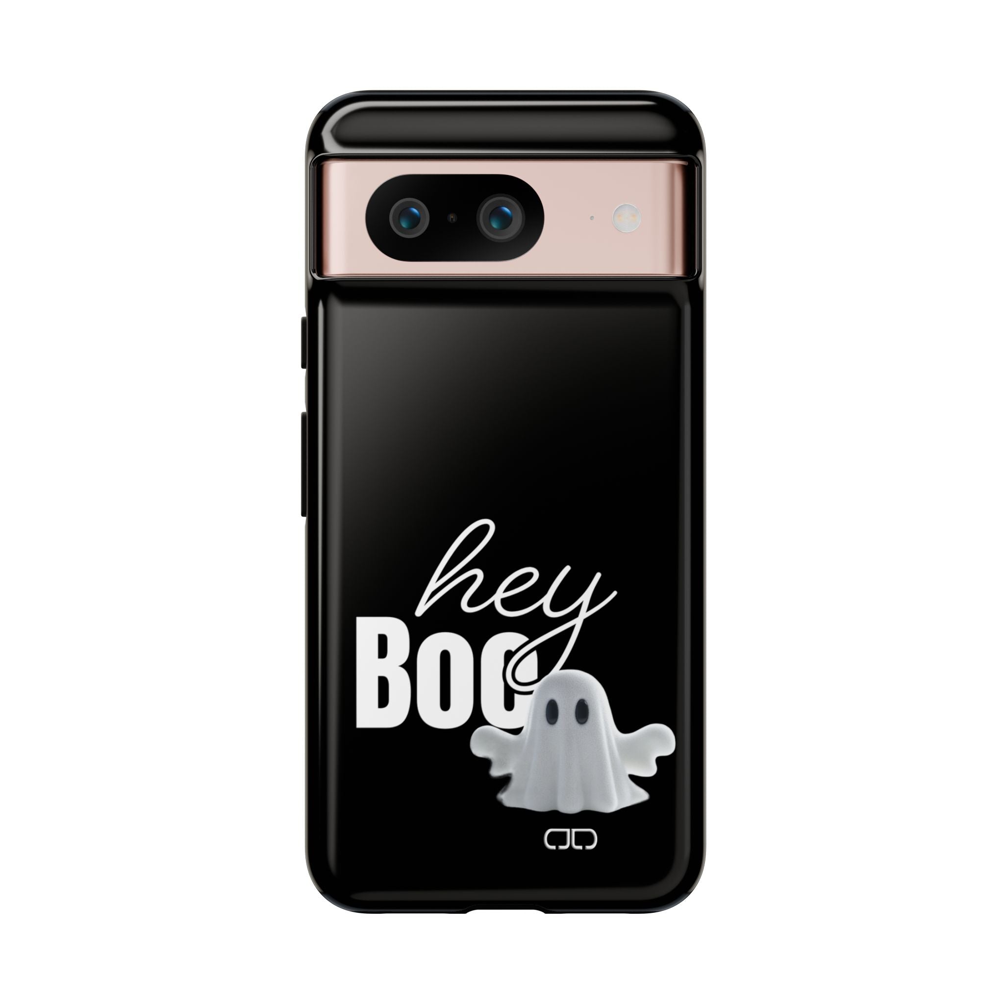 Hey Boo Tough Case, Ghost-Themed Phone Case, Cute Halloween Accessory, Spooky Gift for Friends, Tech Halloween Decor