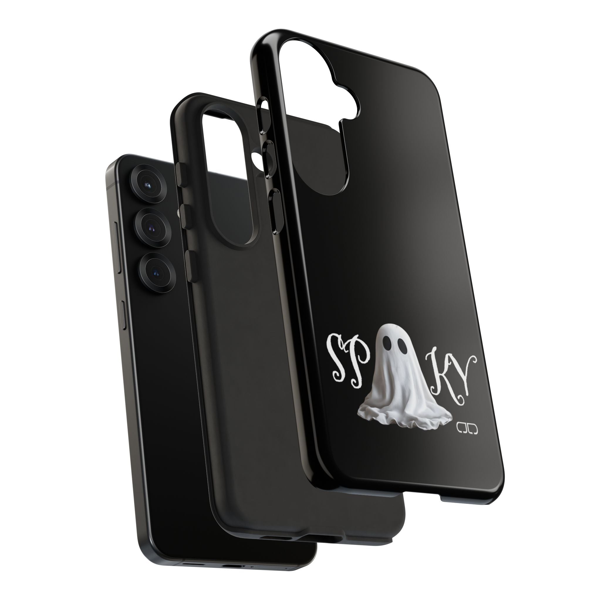 Spooky Ghost Phone Case, Halloween Accessories, Cute Phone Cover, Unique Gift for Ghost Lovers, Trendy Smartphone Decor