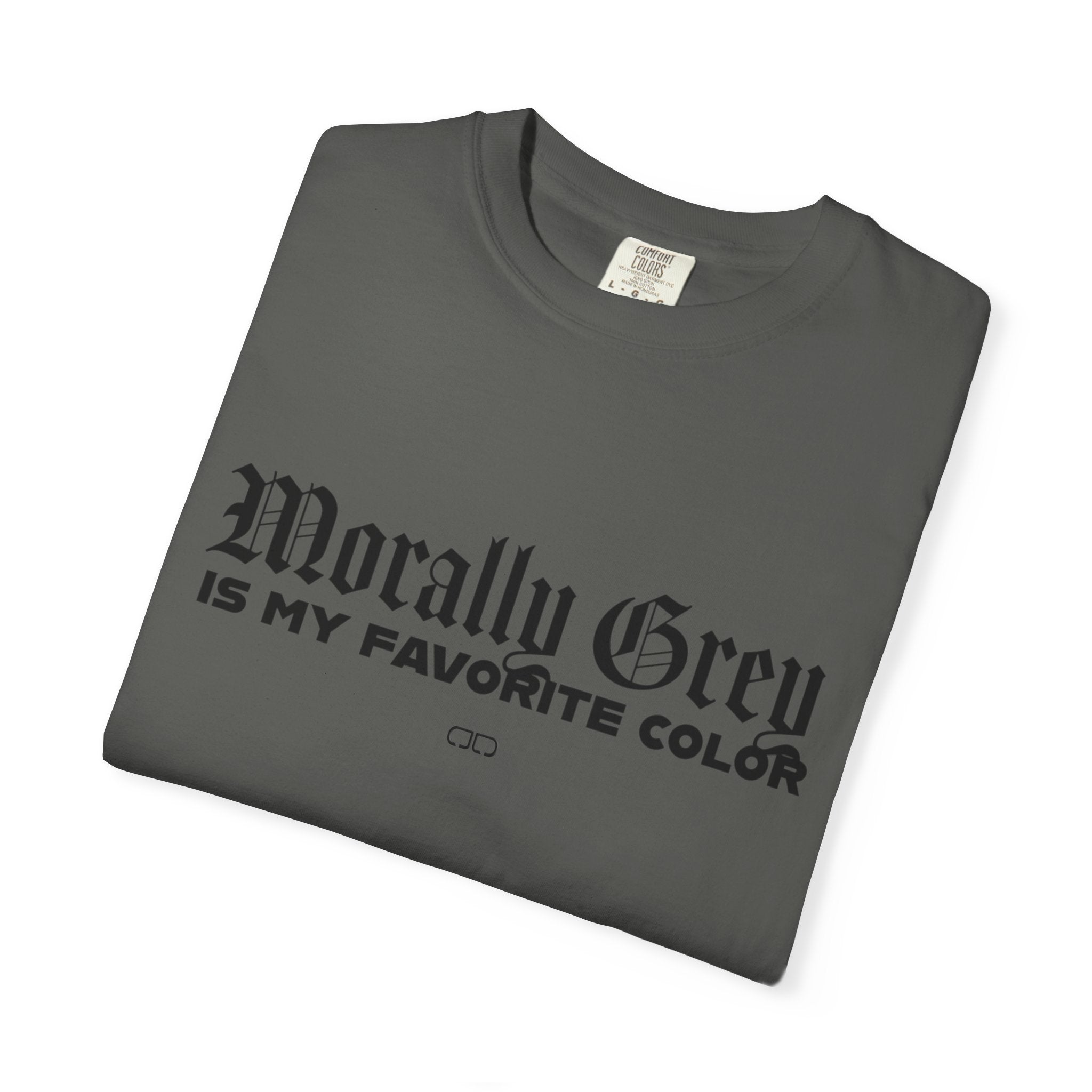 Morally Grey Unisex T-Shirt, Casual Wear, Gift for Friends, Funny Tee, Trendy Fashion, Simple Style