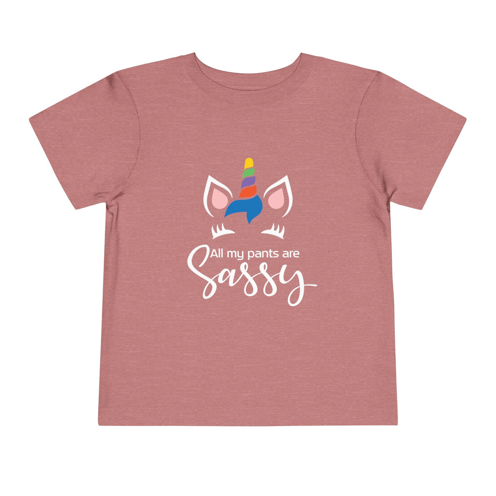 Sassy Pants Unicorn Toddler Tee, Cute Child's Shirt, Birthday Gift for Kids, Playful Unicorn T-Shirt, Adorable Toddler Gift, Kids Party