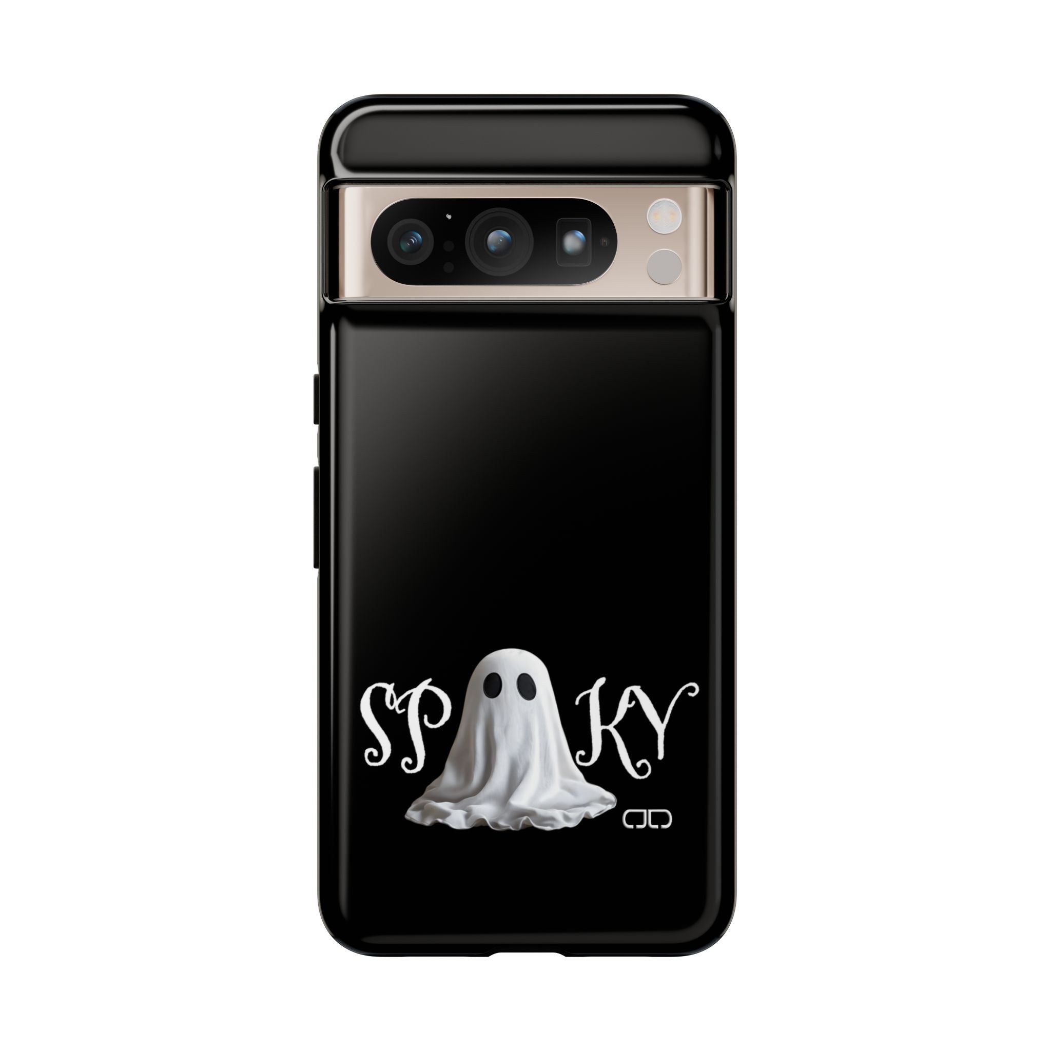 Spooky Ghost Phone Case, Halloween Accessories, Cute Phone Cover, Unique Gift for Ghost Lovers, Trendy Smartphone Decor