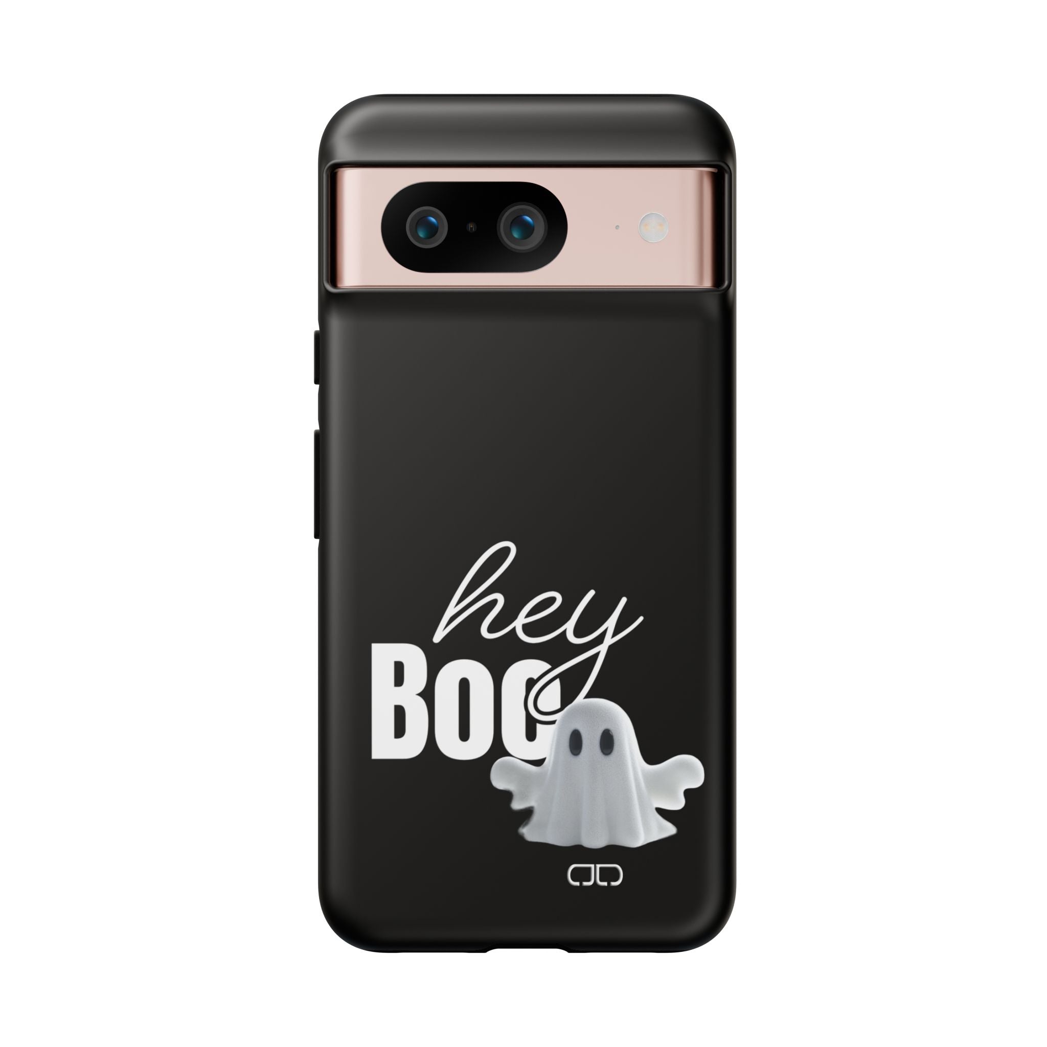 Hey Boo Tough Case, Ghost-Themed Phone Case, Cute Halloween Accessory, Spooky Gift for Friends, Tech Halloween Decor