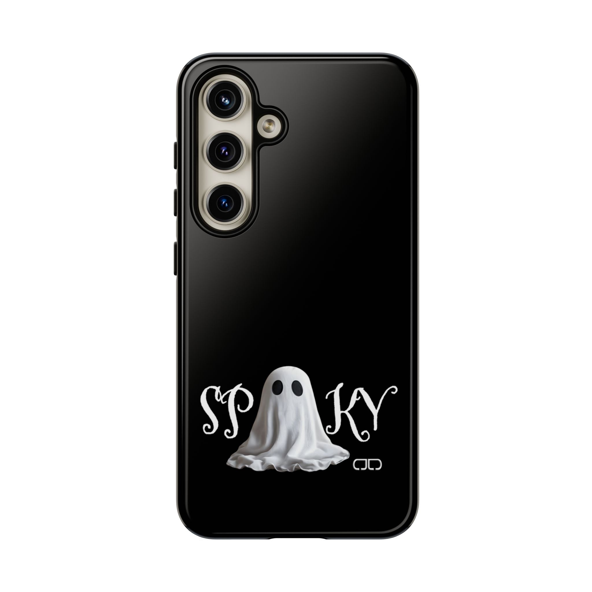 Spooky Ghost Phone Case, Halloween Accessories, Cute Phone Cover, Unique Gift for Ghost Lovers, Trendy Smartphone Decor