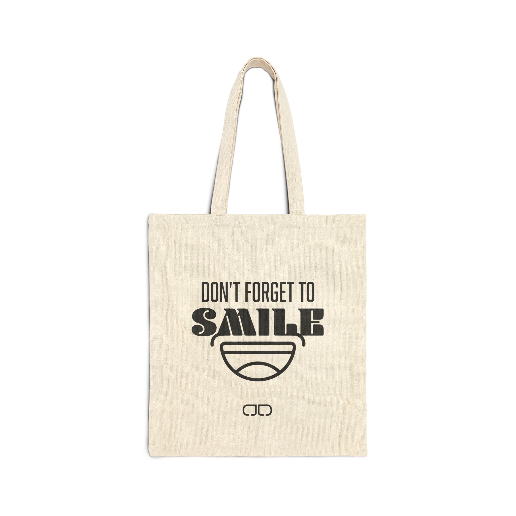 Don't Forget to Smile Tote Bag | Eco-Friendly Cotton Canvas Bag | Reusable Grocery Bag, Cute Gift for Friend, Everyday Carry, Beach [...]