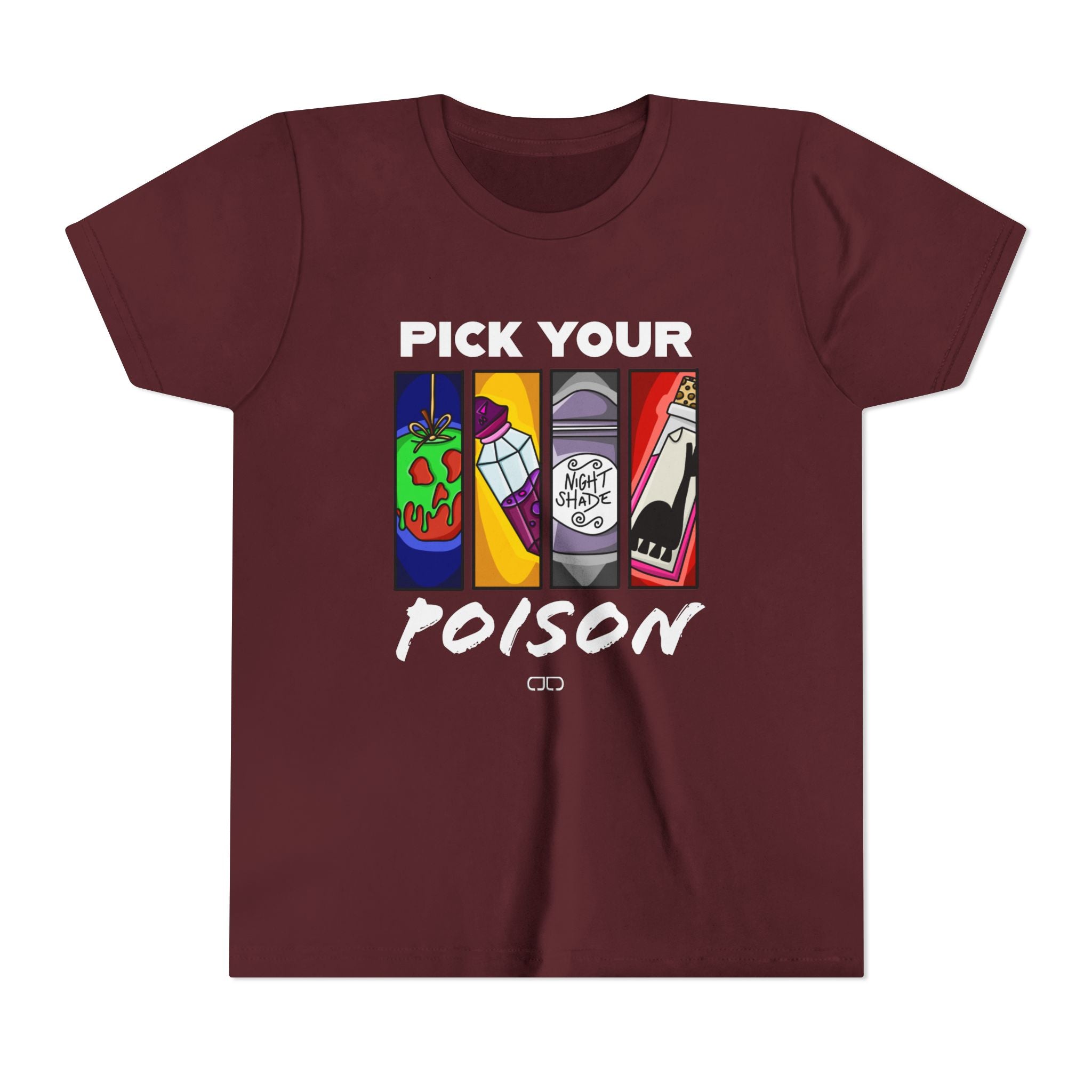 Pick Your Poison Youth Graphic Tee, Fun Casual Wear, Gift for Teenagers, Party Outfit, Cool Graphic T-Shirt