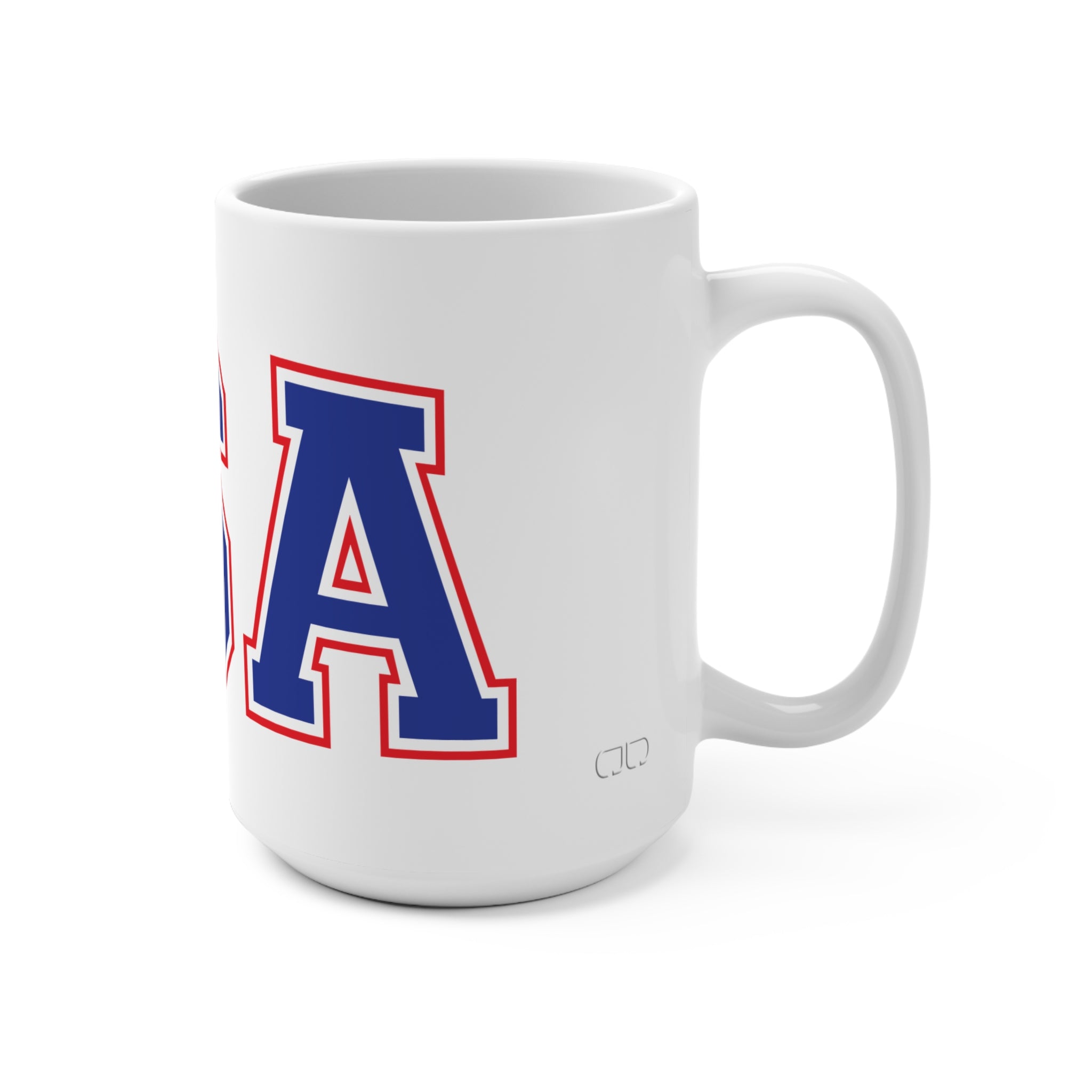 USA Themed Mug, 15oz Coffee Cup, Patriotic Gift for Independence Day, Sports Events, & Everyday Use