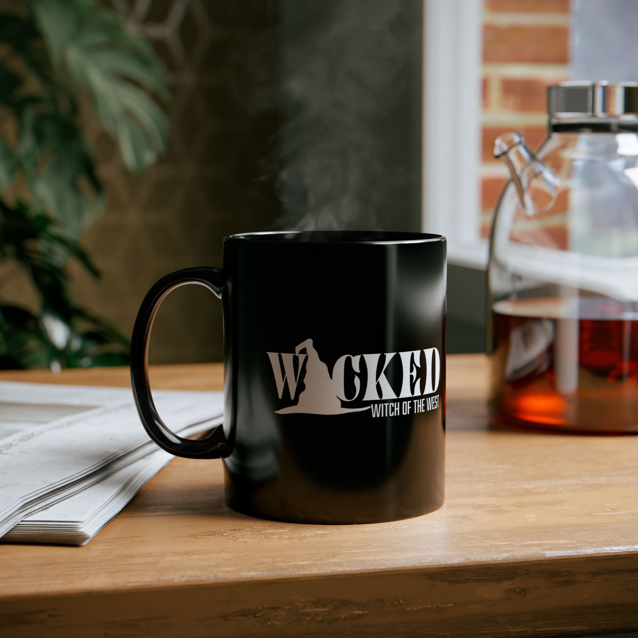 Wicked Bold Statement Black Mug | Unique Coffee Cup for Home & Office, Perfect Gift for Coffee Lovers, Tea Drinkers, and Special Occasions
