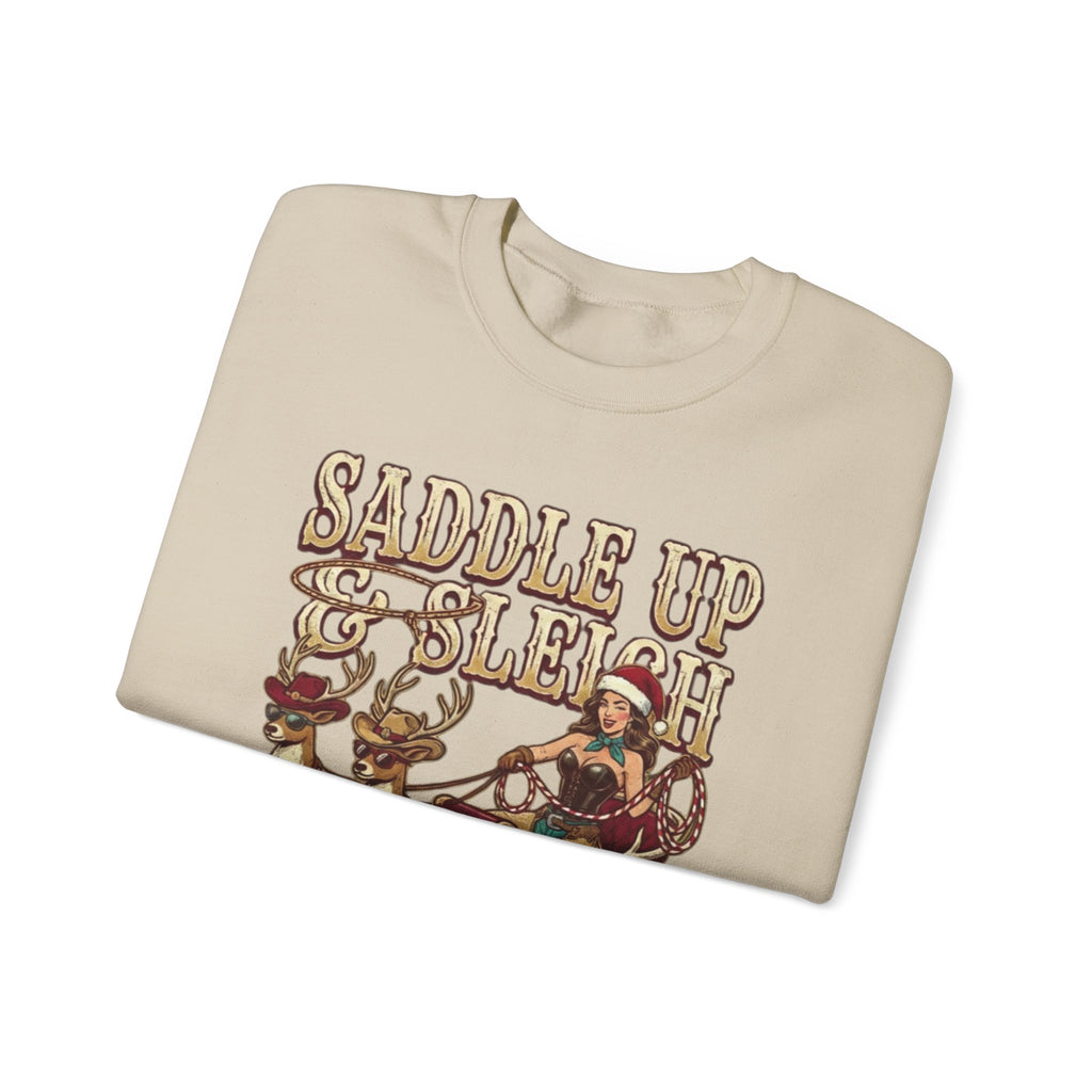 Saddle Up & Sleigh Christmas Pullover