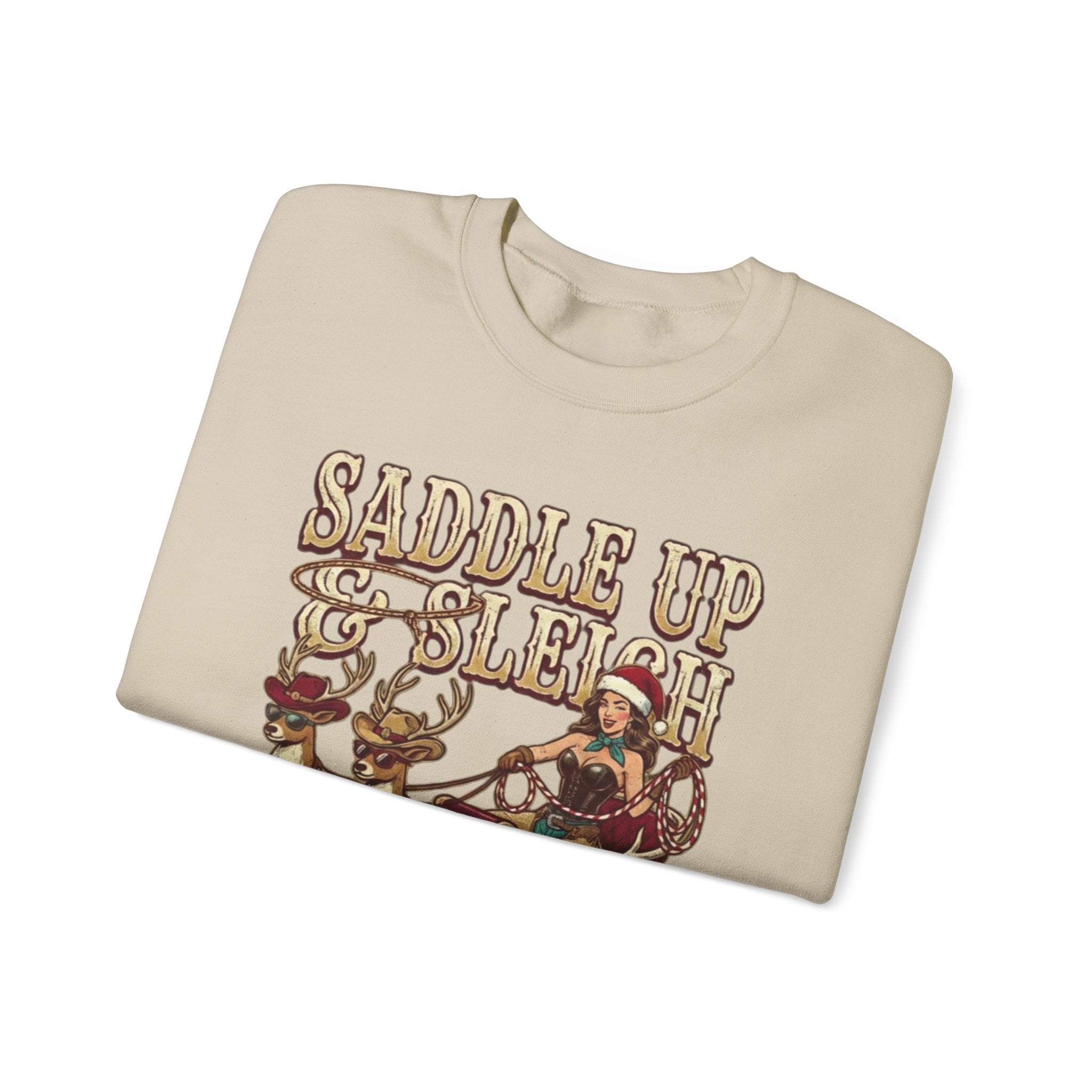 Saddle Up & Sleigh Christmas Pullover