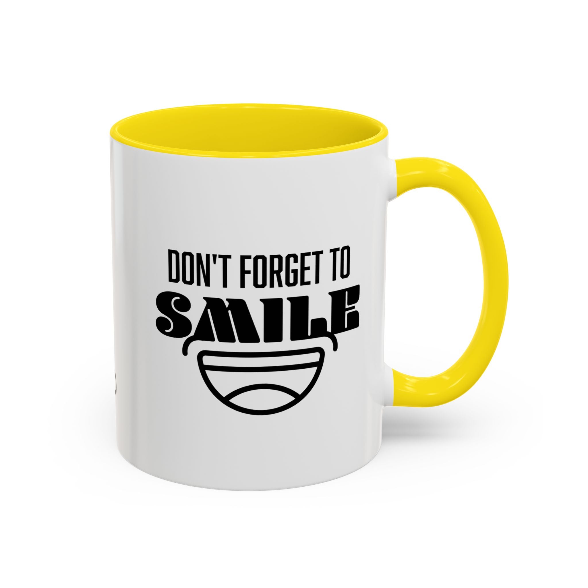 Don't Forget To Smile Mug, Motivational Drinkware, Home Office Decor, Gift for Friends, Cheer Up Gifts, Don't Forget to Smile