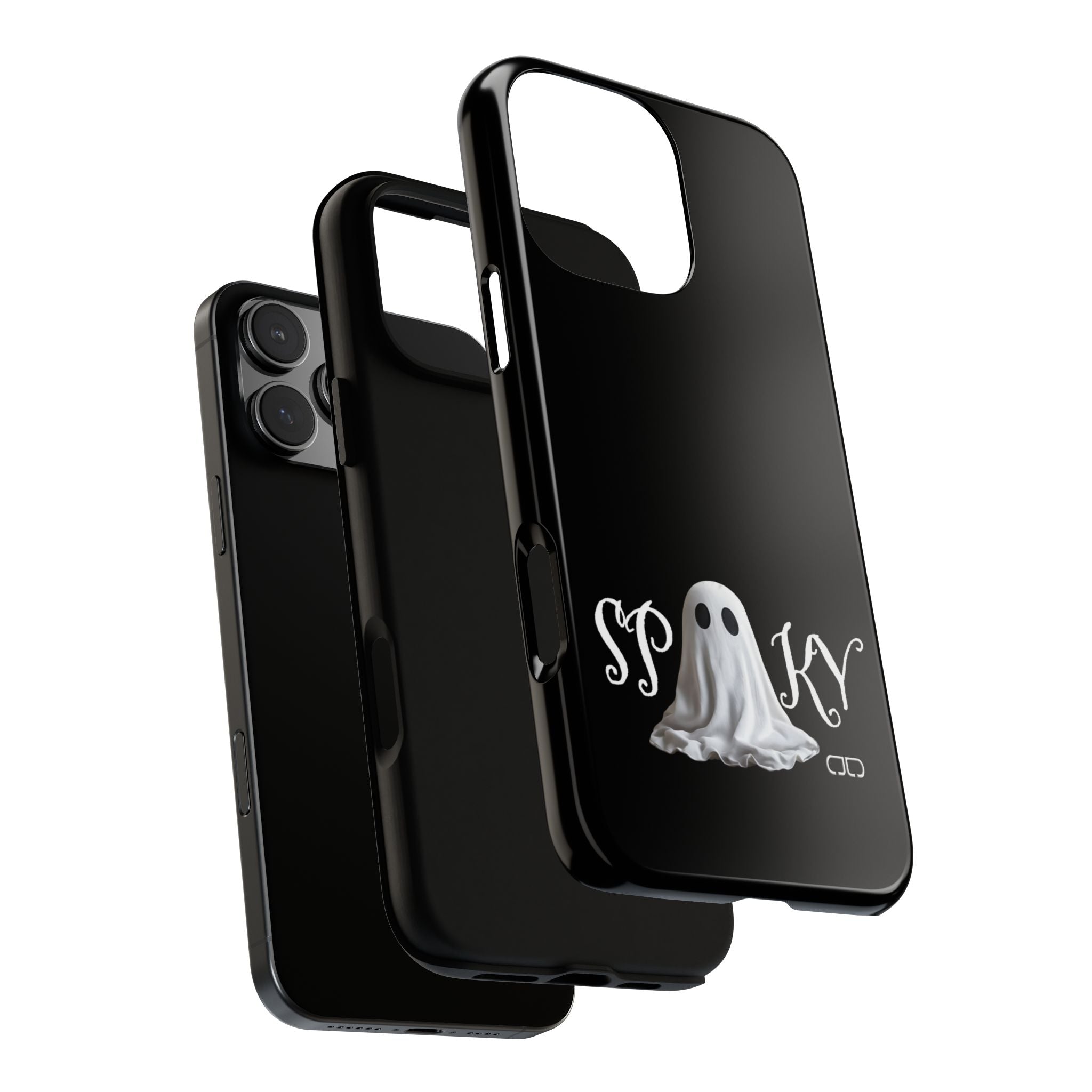Spooky Ghost Phone Case, Halloween Accessories, Cute Phone Cover, Unique Gift for Ghost Lovers, Trendy Smartphone Decor