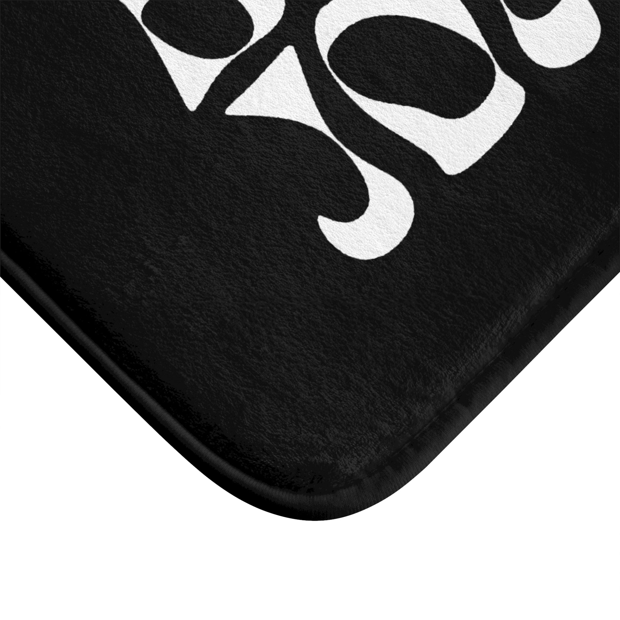 Stylish Bath Mat with 'Bone Jour' Design, Fun Bathroom Decor, Unique Gift for Pet Lovers, Trendy Housewarming Item, Stylish Home Accent