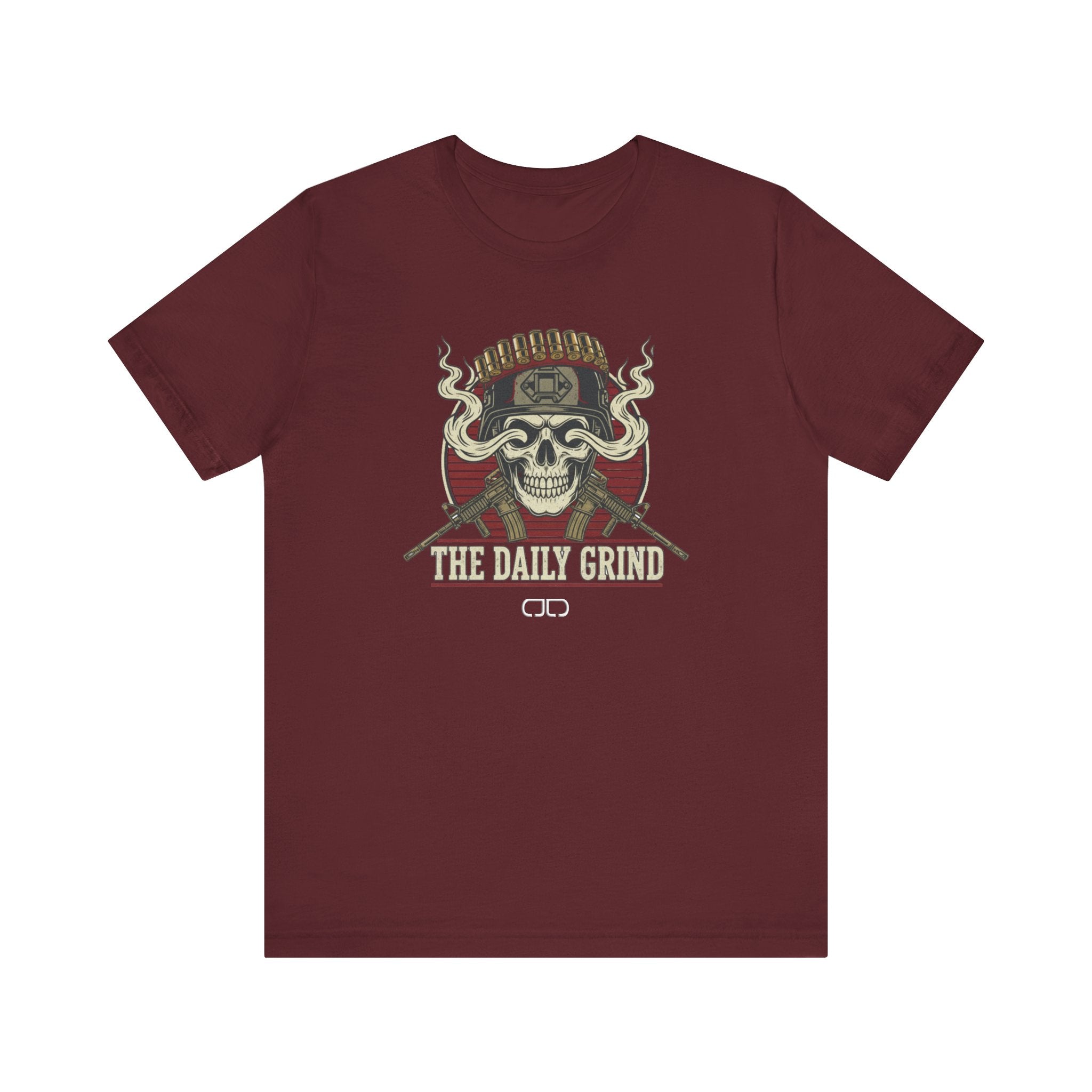 The Daily Grind Skull Tee — Vintage Rider Motorcycle T‑Shirt