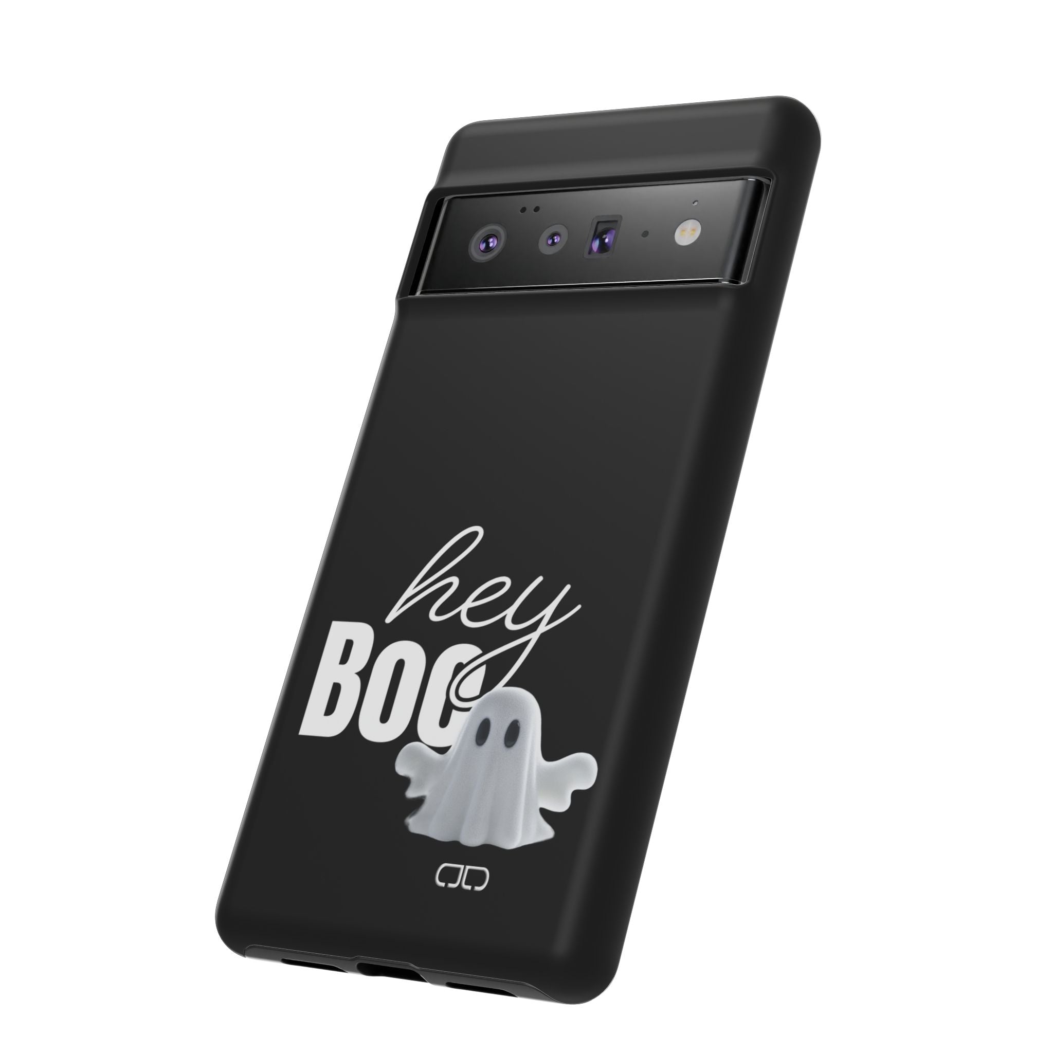 Hey Boo Tough Case, Ghost-Themed Phone Case, Cute Halloween Accessory, Spooky Gift for Friends, Tech Halloween Decor