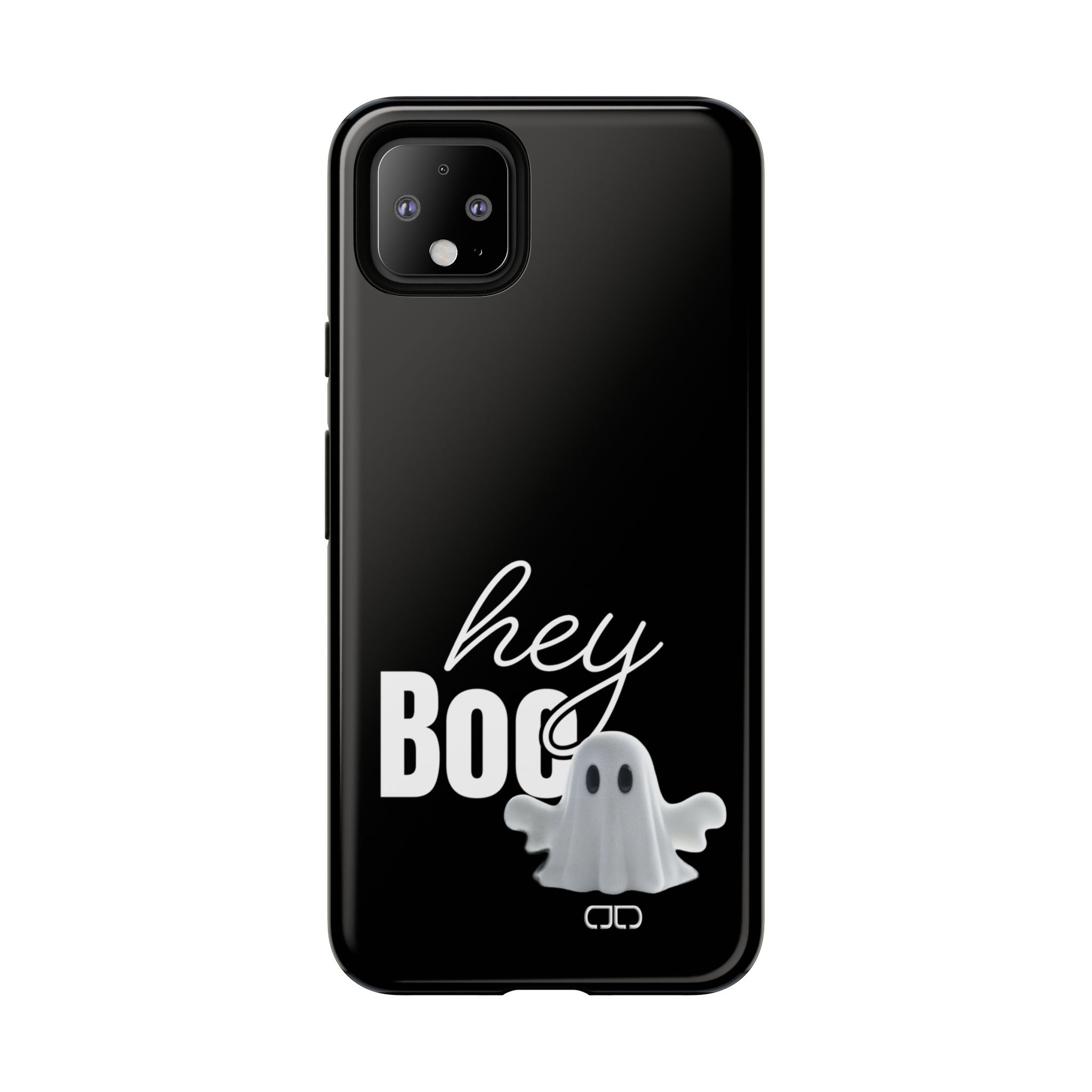 Hey Boo Tough Case, Ghost-Themed Phone Case, Cute Halloween Accessory, Spooky Gift for Friends, Tech Halloween Decor
