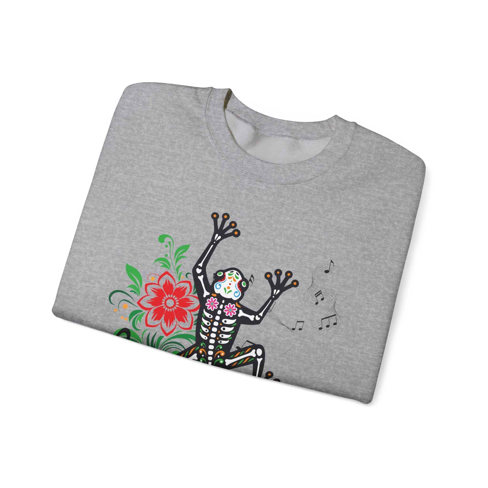Dia de Los Muertos Crewneck Sweatshirt, Cozy Halloween Apparel, Unisex Sweatshirt, Day of the Dead Gift, Fall Fashion
