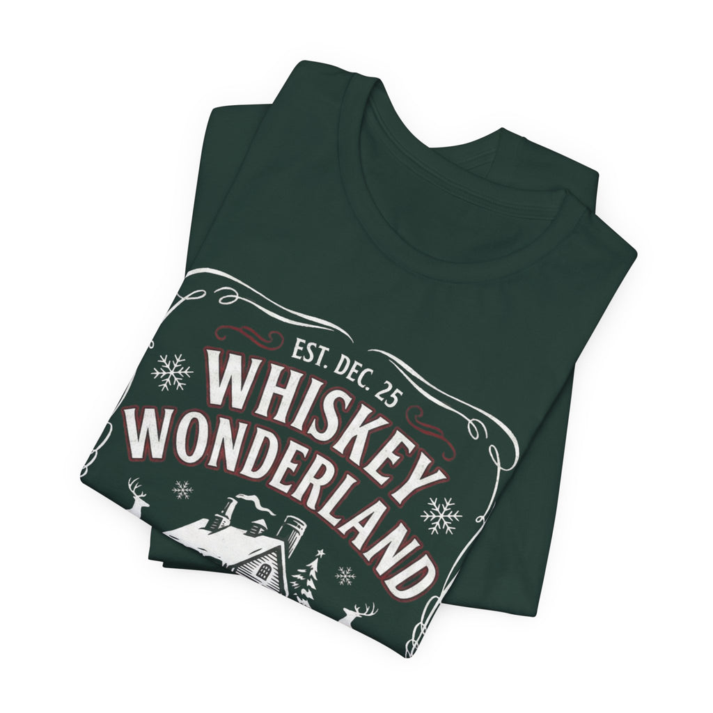 Whiskey Wonderland Christmas Tee