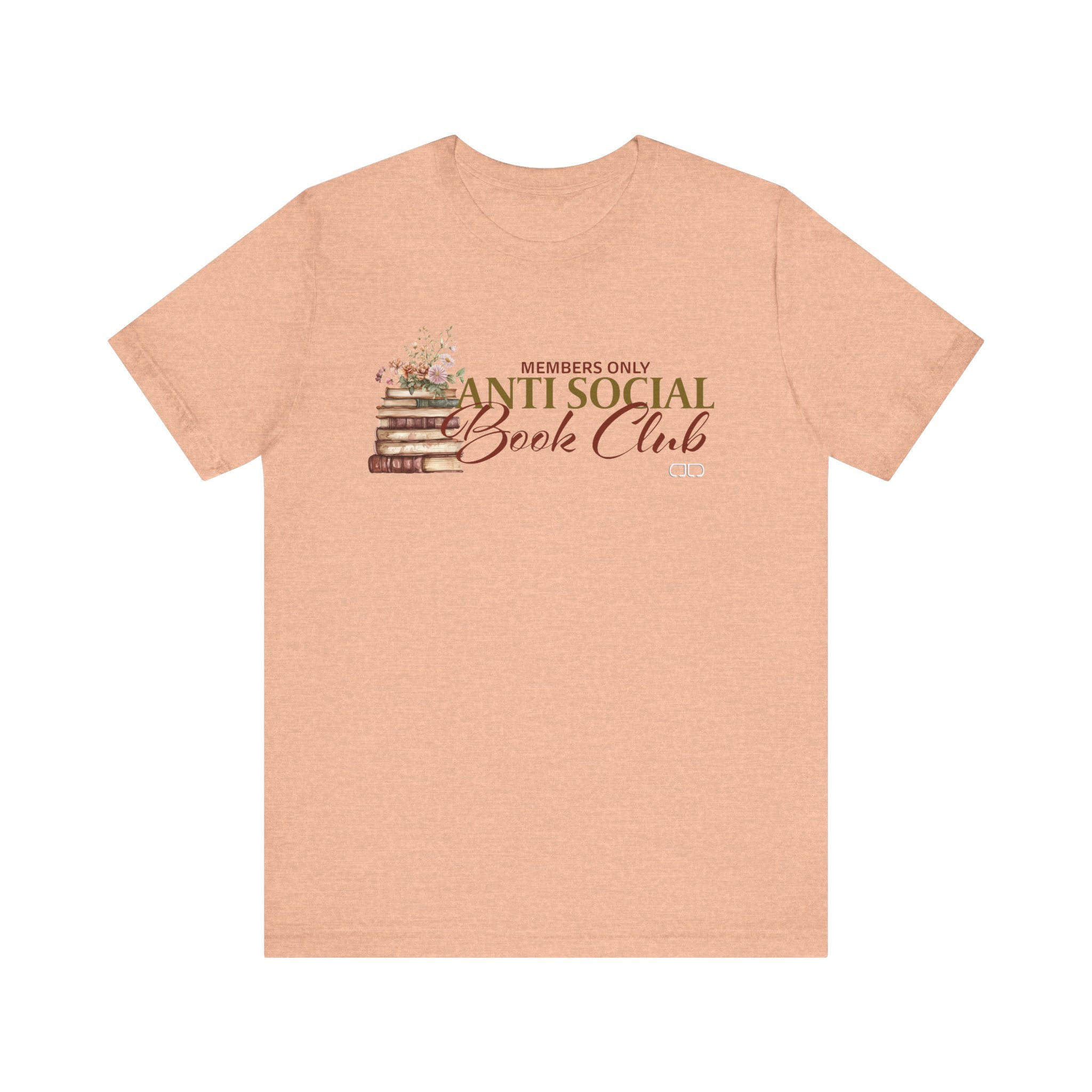 Anti-Social Book Club Tee, Cozy Reading Shirt, Gift for Book Lovers, Casual Literary Apparel, Unique Bookish Gift