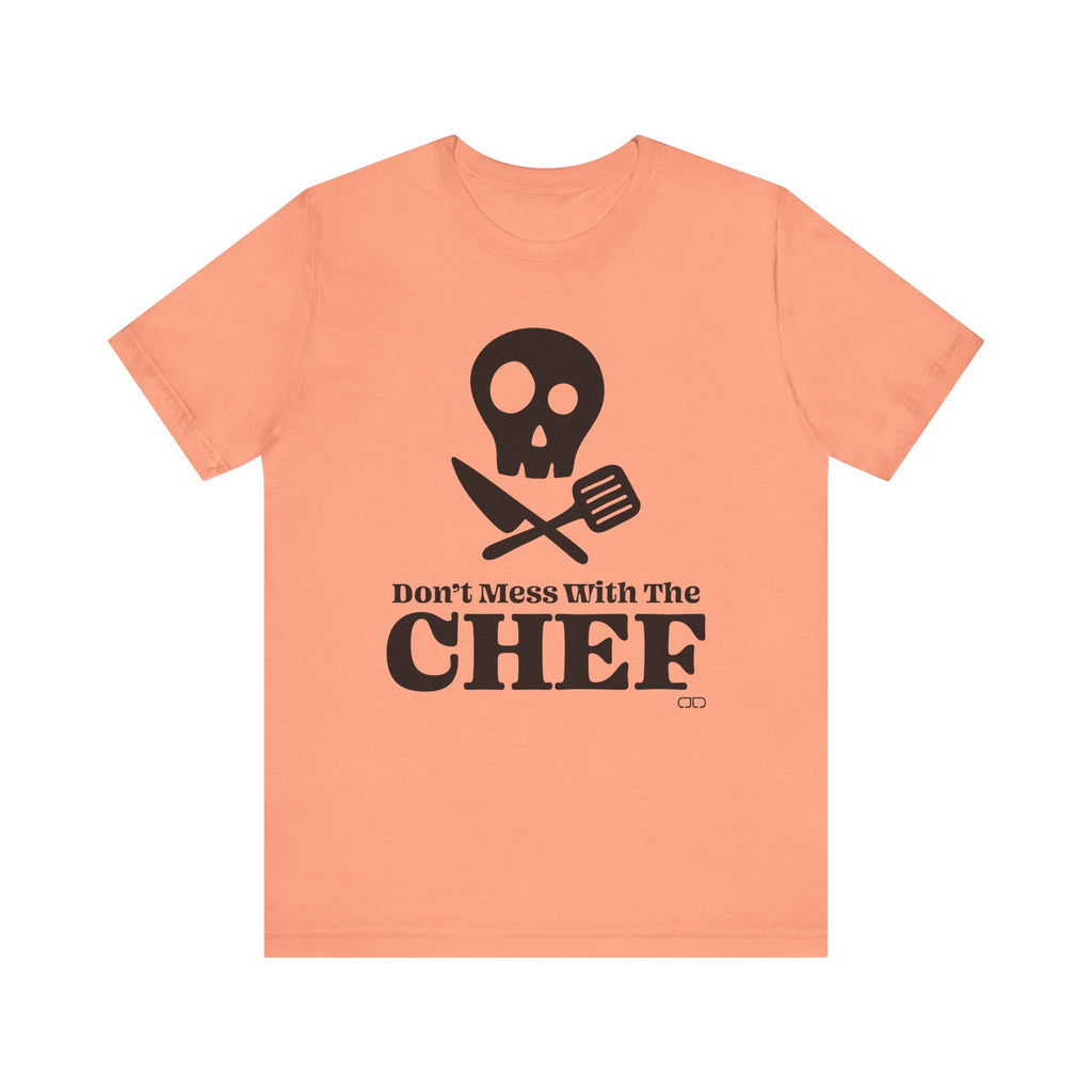 Chef's Warning Tee: Funny Cooking Shirt for Food Lovers, Kitchen Gift, Unisex T-Shirt, Chef Humor, Culinary Gift