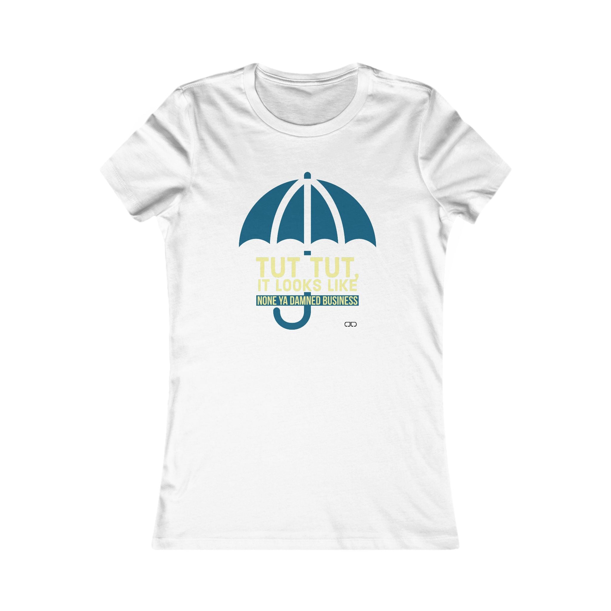 Mind Ya' Business Funny Umbrella Shirt, Casual Tee for Rainy Days, Gift for Her, Cute Everyday Wear, Funny Quotes