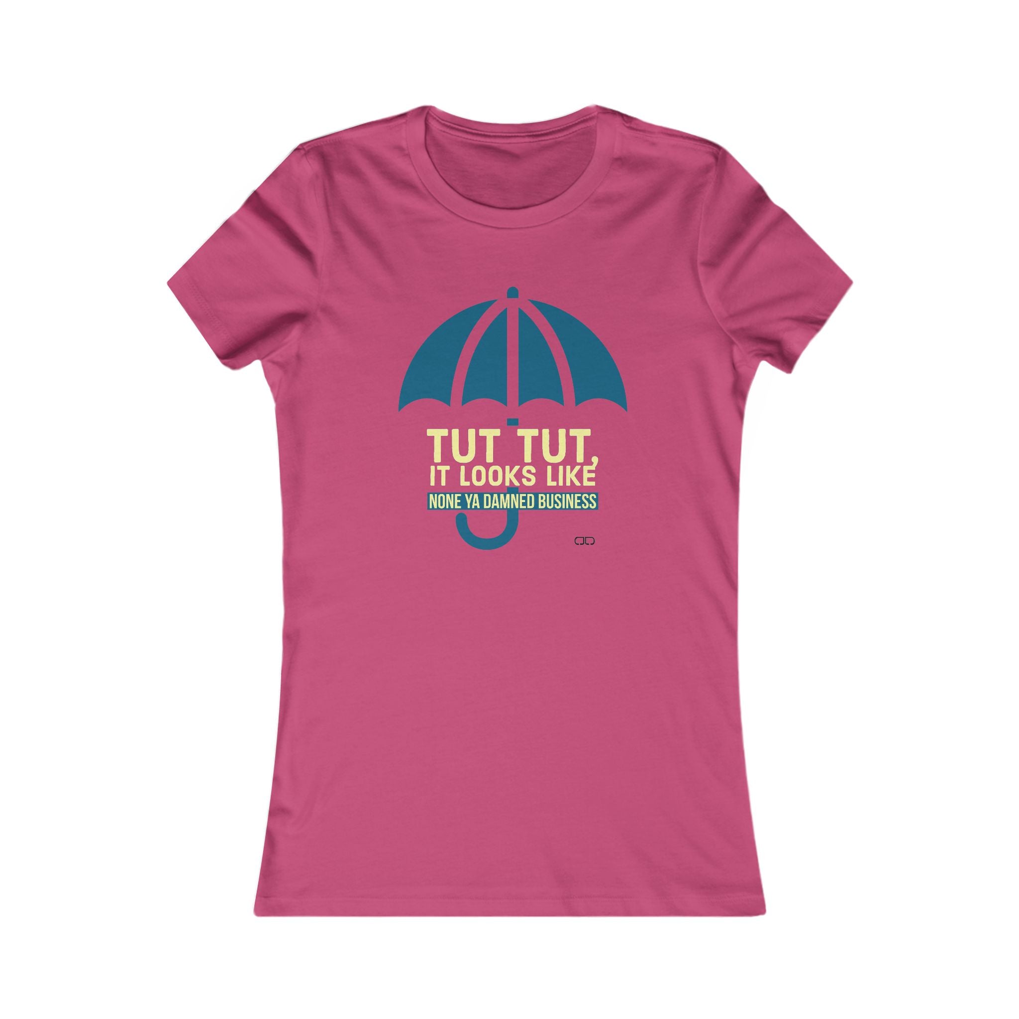 Mind Ya' Business Funny Umbrella Shirt, Casual Tee for Rainy Days, Gift for Her, Cute Everyday Wear, Funny Quotes