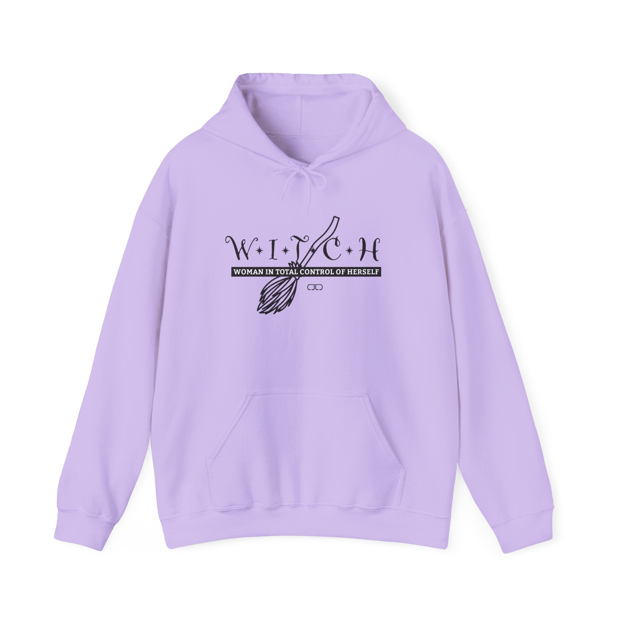 Witch - Woman In Total Control of Herself Hoodie, Unisex Hooded Sweatshirt, Cozy Witch Sweatshirt, Pagan Apparel, Halloween Fashion, Spiritual Gift