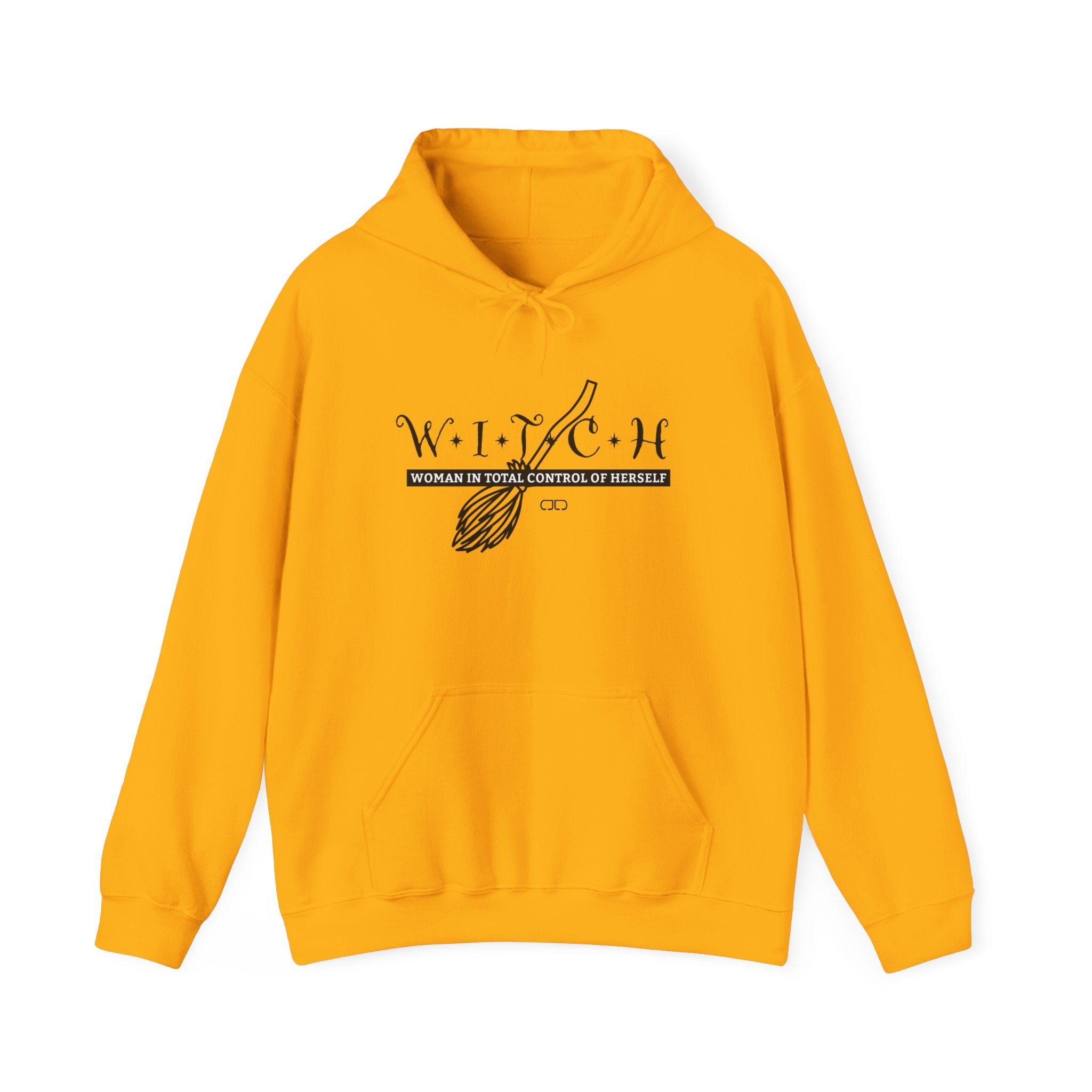 Witch - Woman In Total Control of Herself Hoodie, Unisex Hooded Sweatshirt, Cozy Witch Sweatshirt, Pagan Apparel, Halloween Fashion, Spiritual Gift