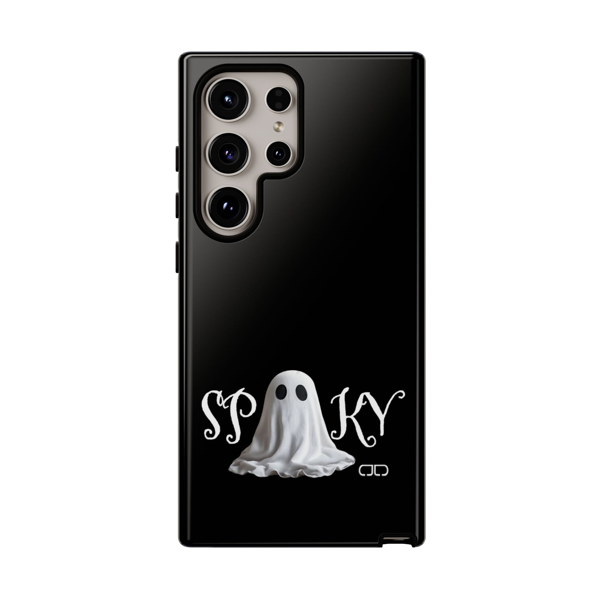 Spooky Ghost Phone Case, Halloween Accessories, Cute Phone Cover, Unique Gift for Ghost Lovers, Trendy Smartphone Decor