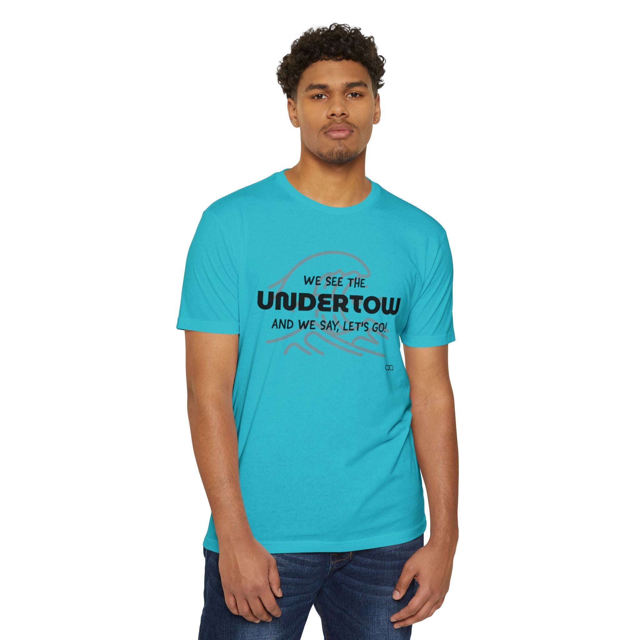 Undertow Coastal Vibe T-Shirt | Wave Graphic Tee, Surfing Apparel, Beach Lover Gift, Relaxed Casual Style, Summer Fun, Unisex Clothing