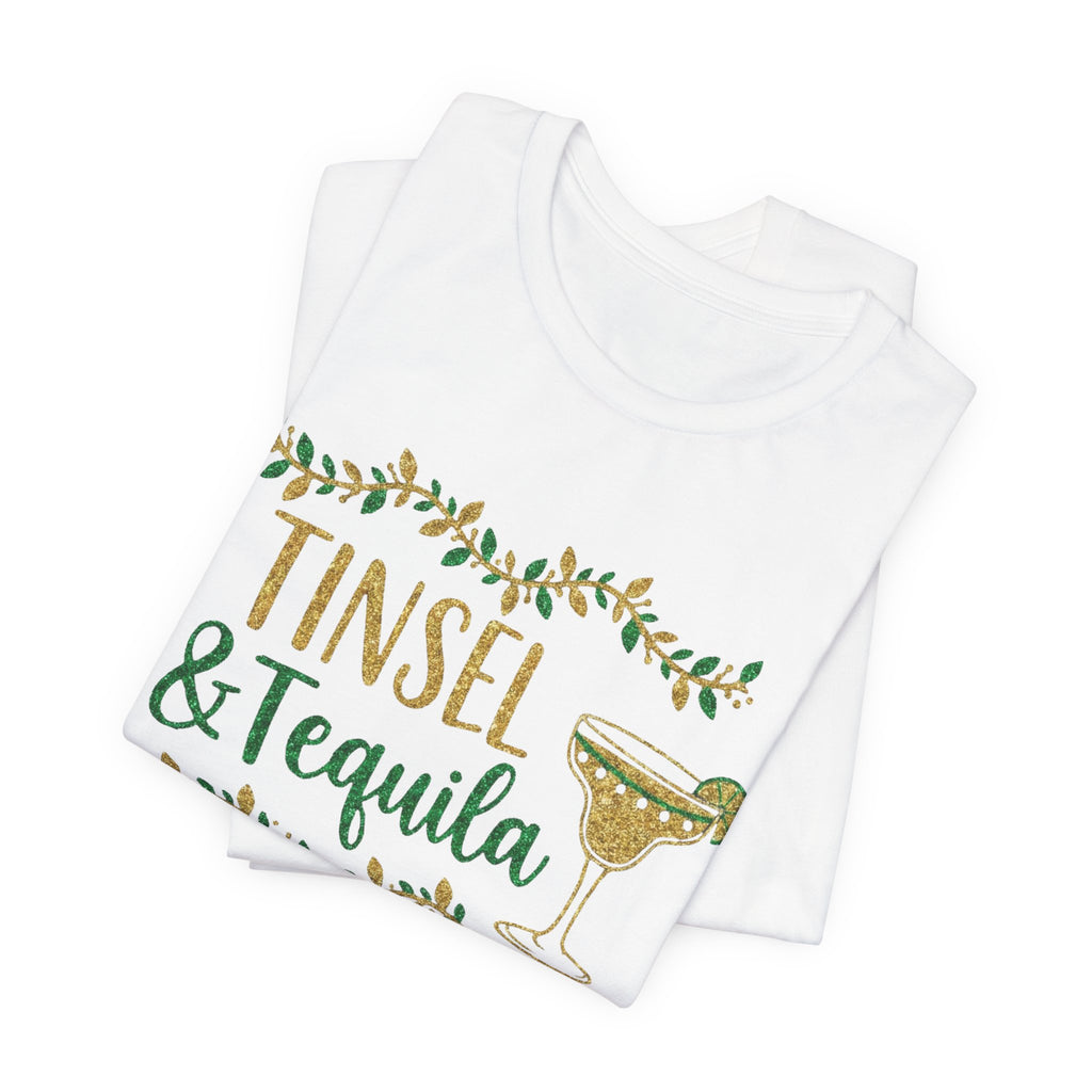 Tinsel & Tequila Christmas Tee