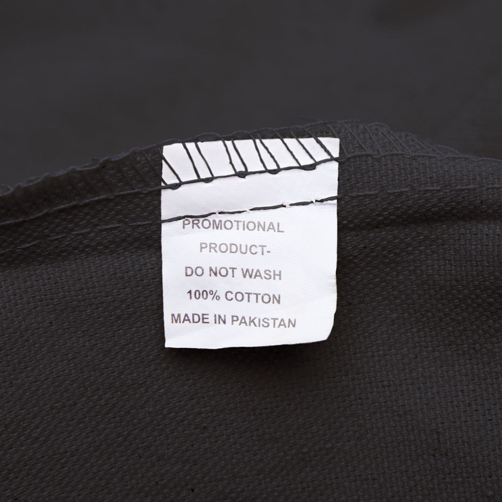 Little Ray of Pitch Black Monochrome Cotton Canvas Tote Bag - Eco-Friendly, Minimalist Shopping Bag, Everyday Use, Stylish Tote