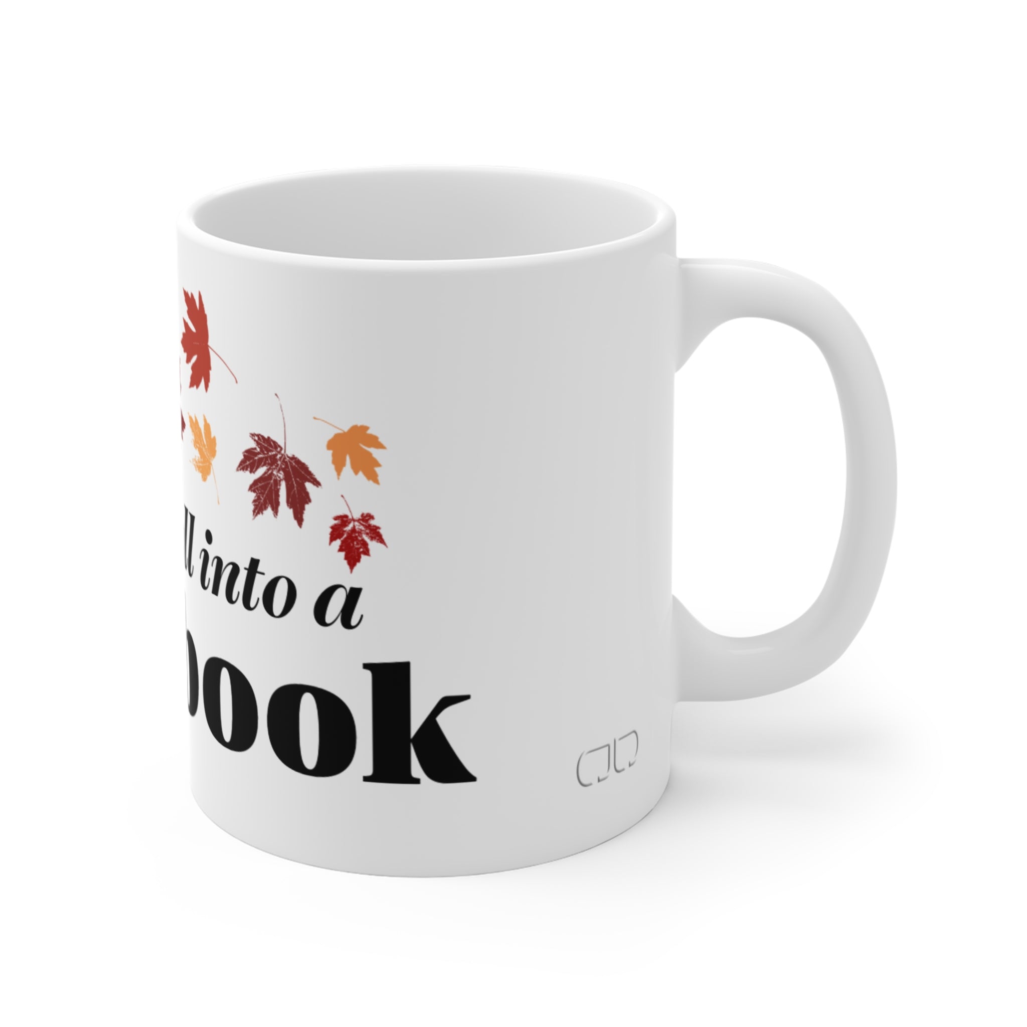Ready to Fall into a Good Book | Autumn Leaves Coffee Mug, Fall Mug, Pumpkin Spice Mug, Cozy Home Decor, Gift for Book Lovers