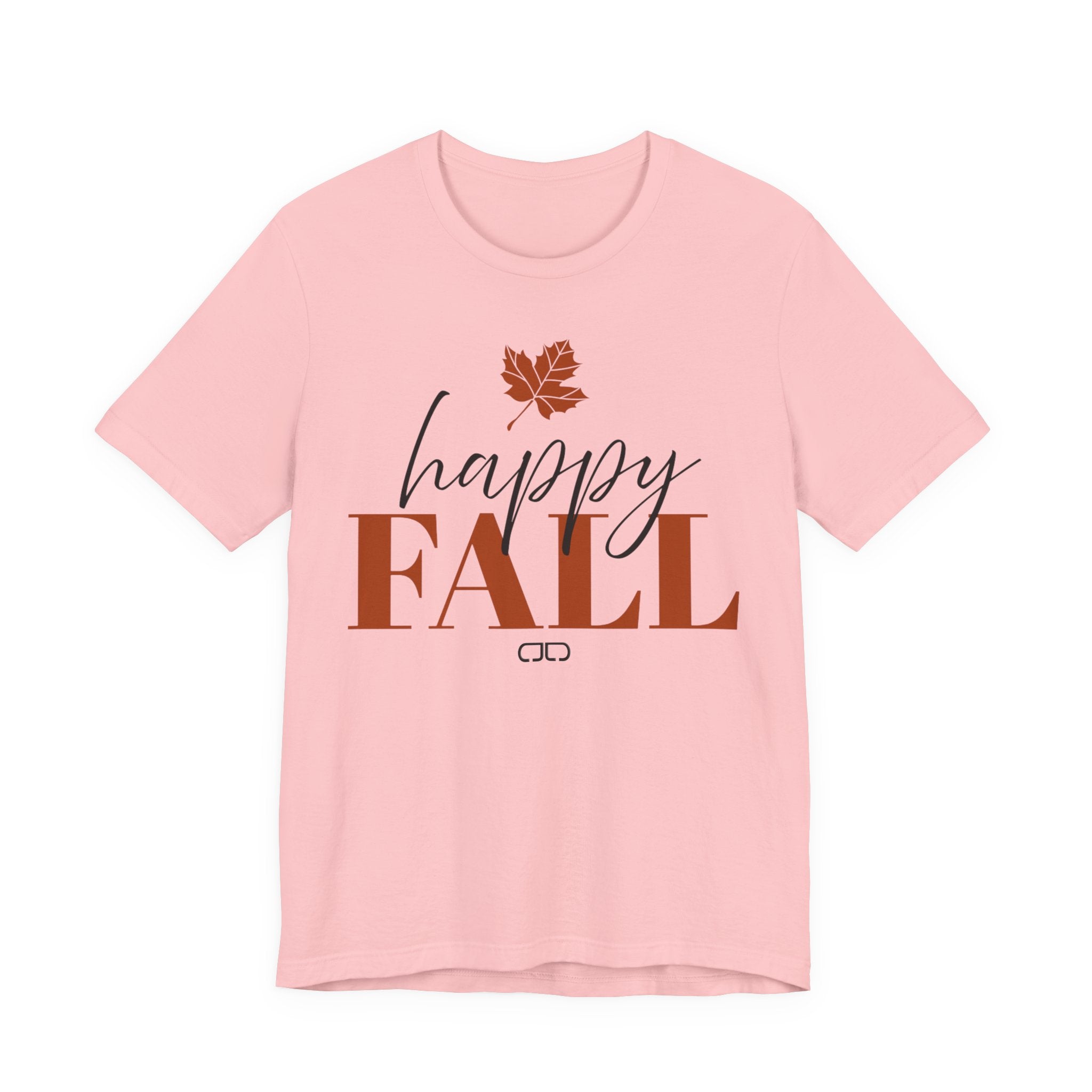 Happy Fall Tee – Autumn Leaf Graphic Short Sleeve Shirt