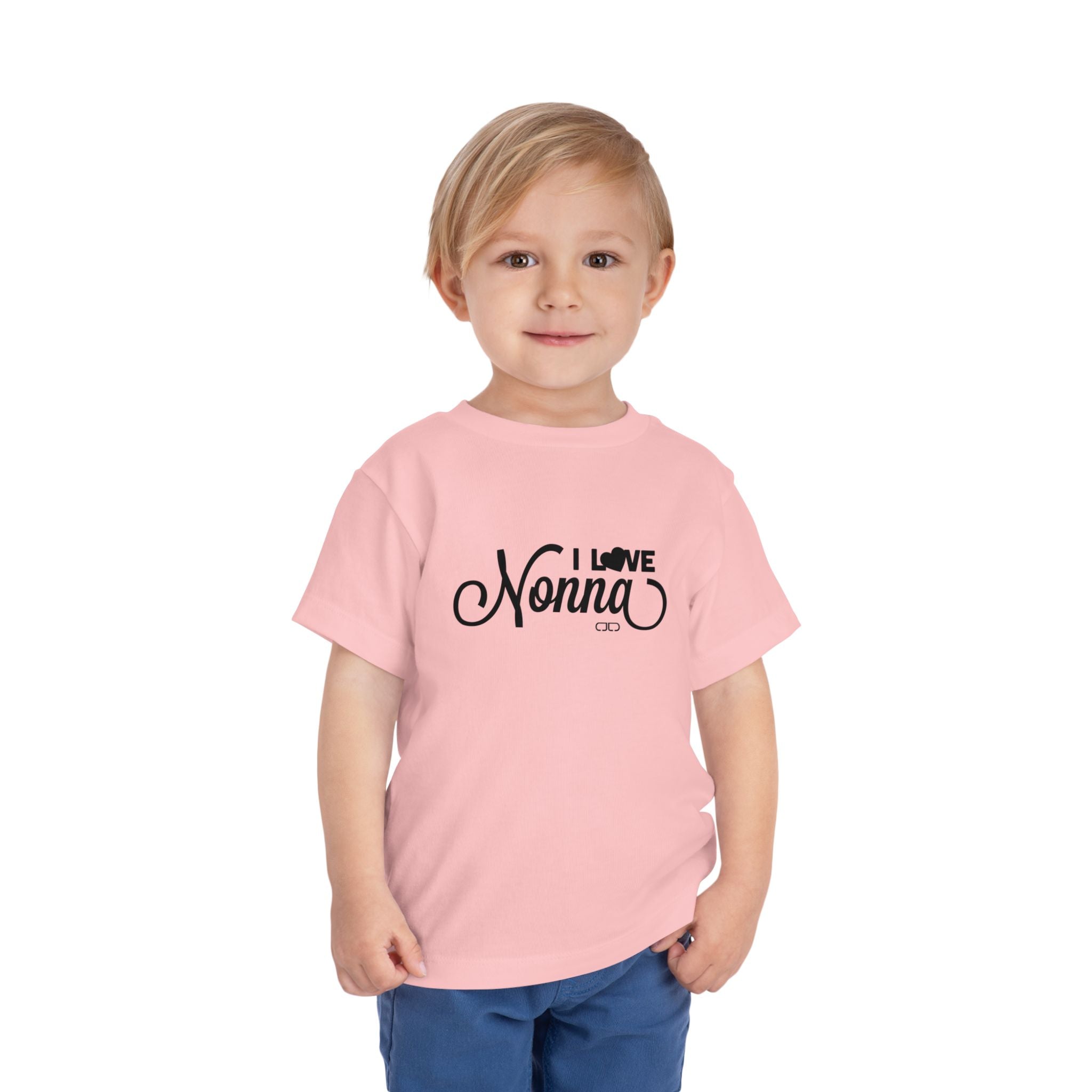 I Love Nonna Toddler Tee, Cute Baby Shirt, Gift for Grandparents, Toddler Clothing, Family Celebrations, Baby Shower Gift