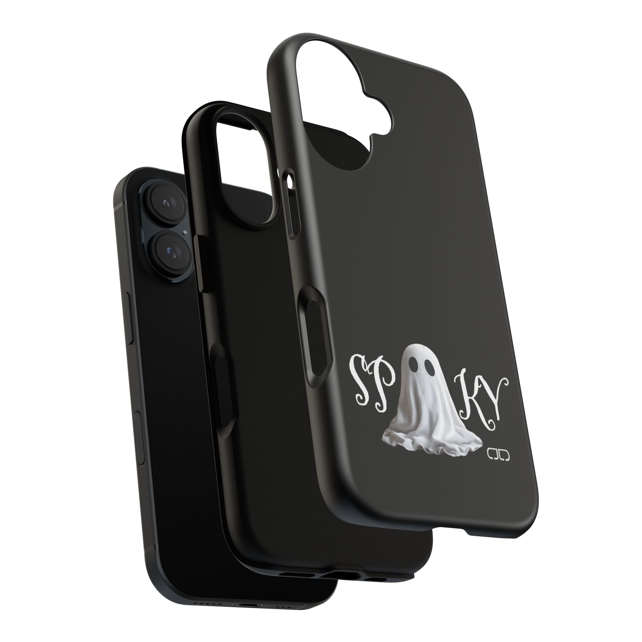 Spooky Ghost Phone Case, Halloween Accessories, Cute Phone Cover, Unique Gift for Ghost Lovers, Trendy Smartphone Decor