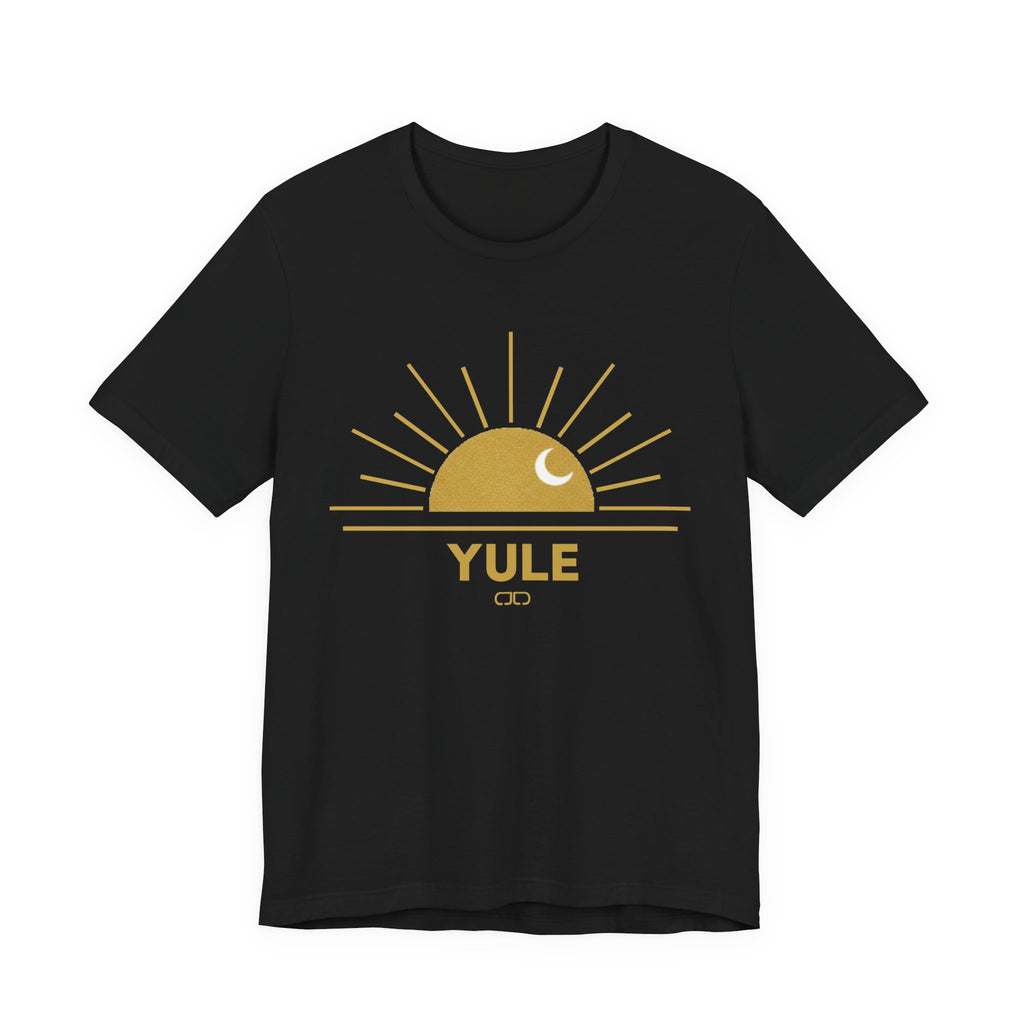 Yule Sunset Tee — Pagan Holiday YULE Shirt