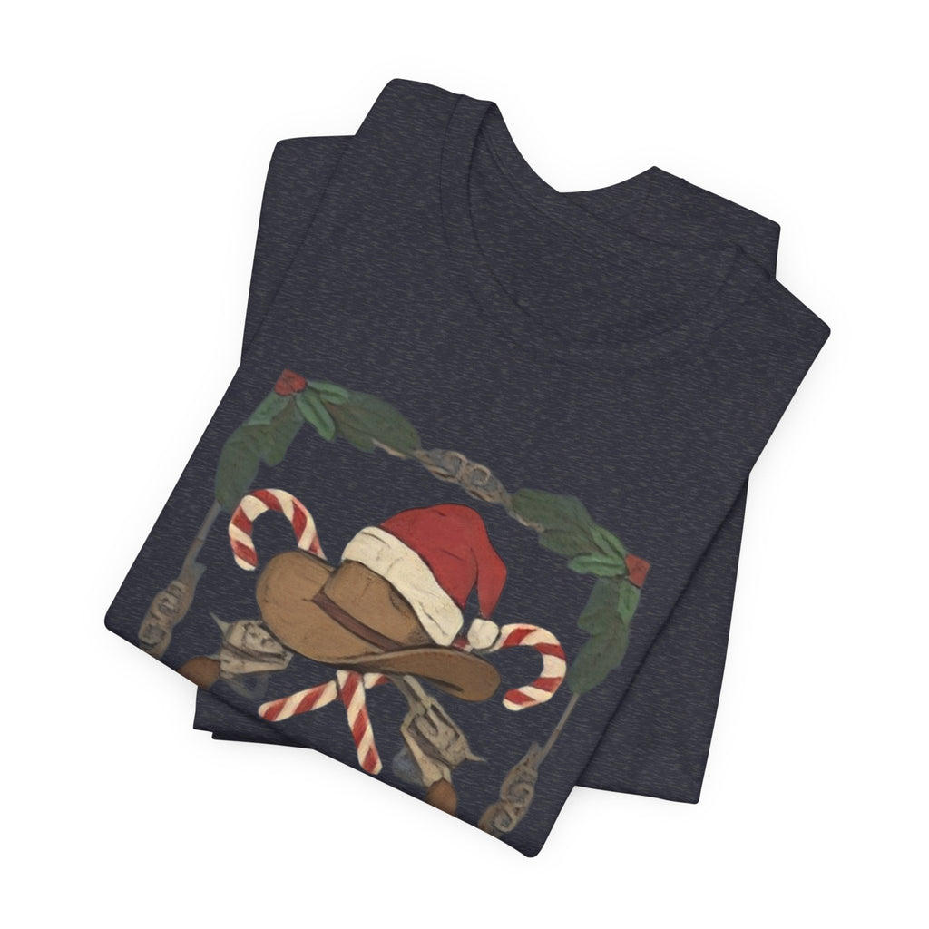 Santa’s Favorite Outlaw Tee — Funny Christmas Graphic T-Shirt
