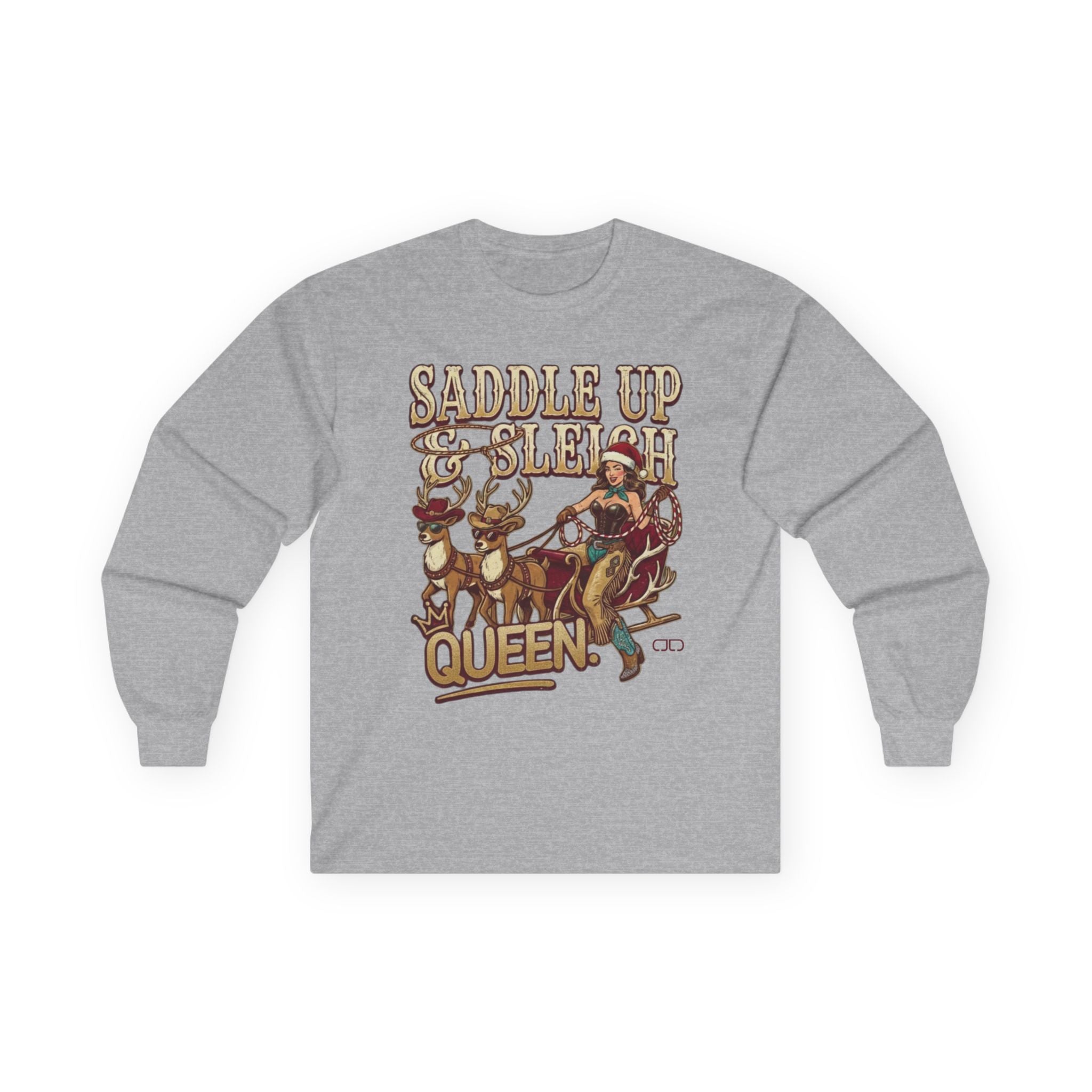 Saddle Up & Sleigh Long Sleeve Tee