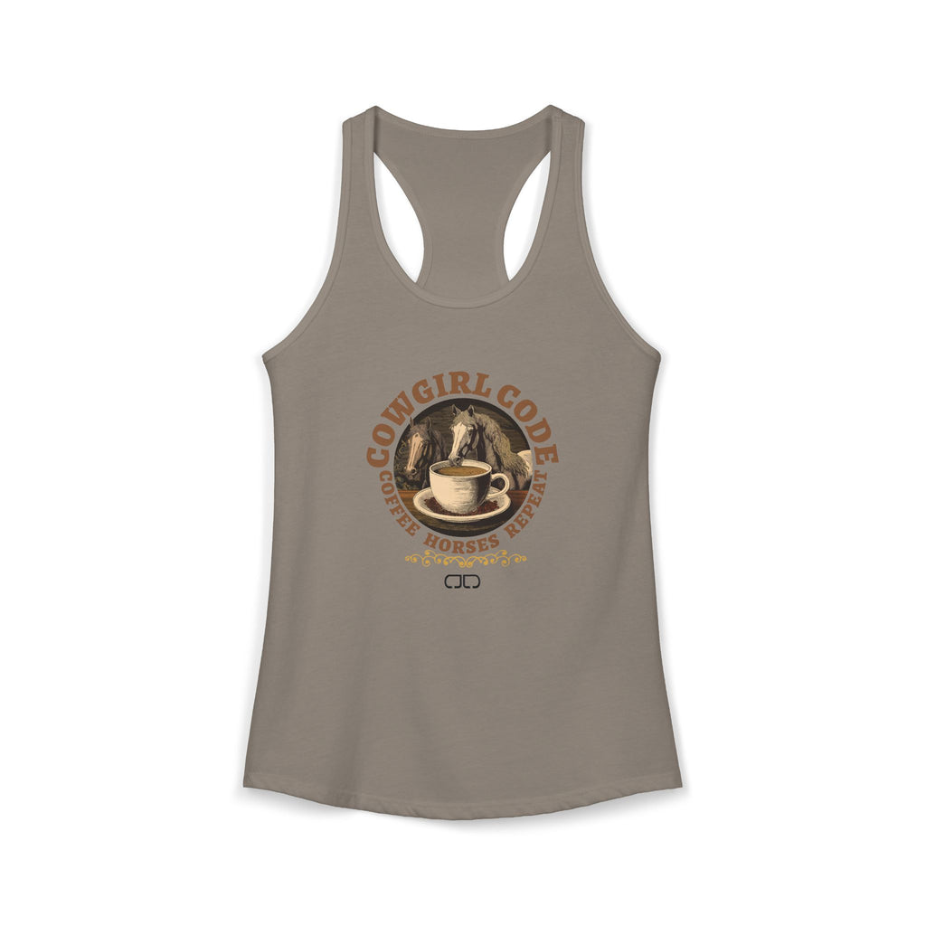 Cowgirl Code Racerback Tank