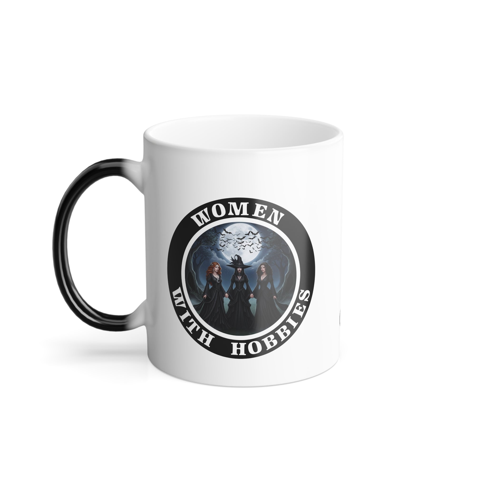 Women With Hobbies Color Changing Mug, Heat Sensitive Mug, Coffee Mug Gift, Unique Ceramic Mug, Fun Mug for Home or Office