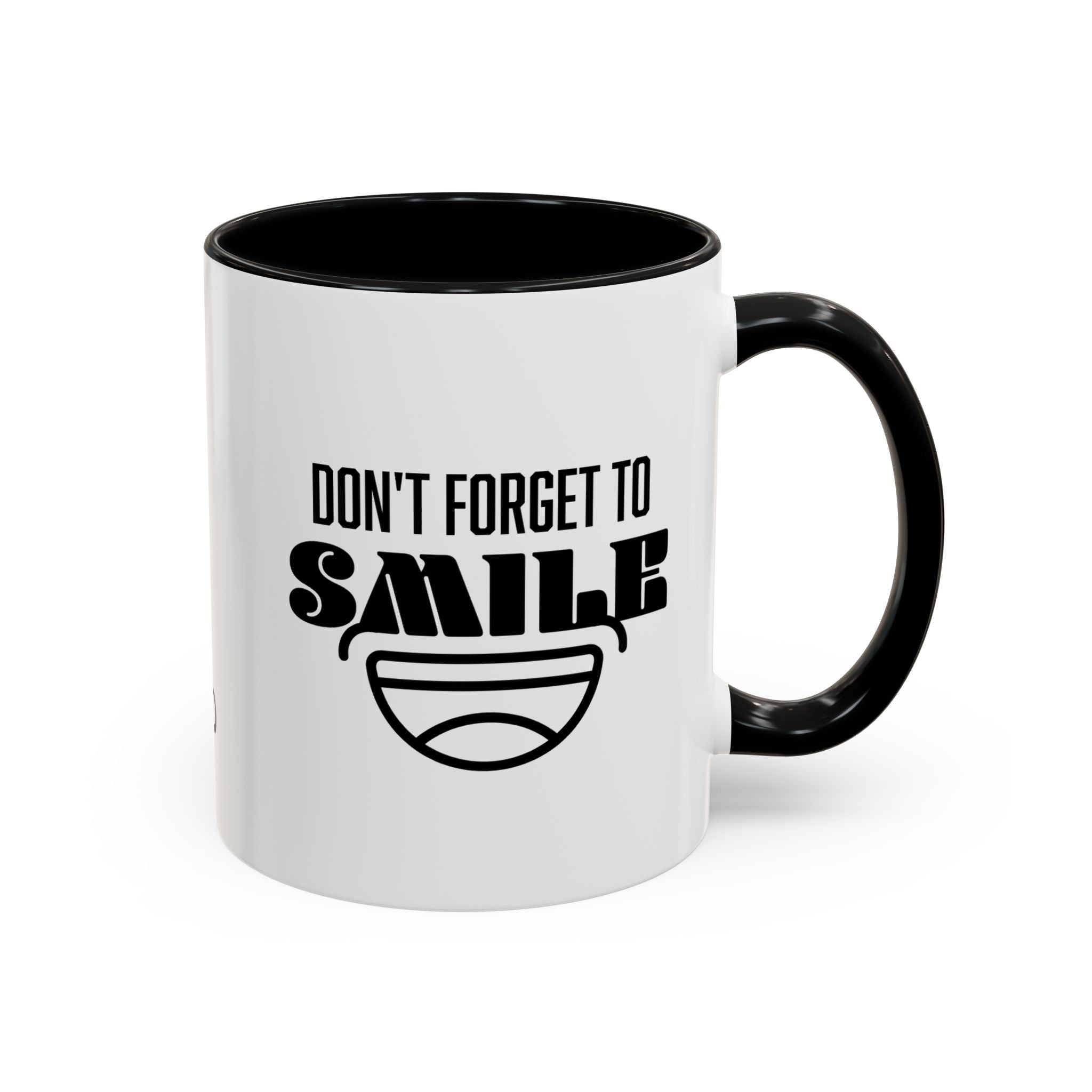 Don't Forget To Smile Mug, Motivational Drinkware, Home Office Decor, Gift for Friends, Cheer Up Gifts, Don't Forget to Smile