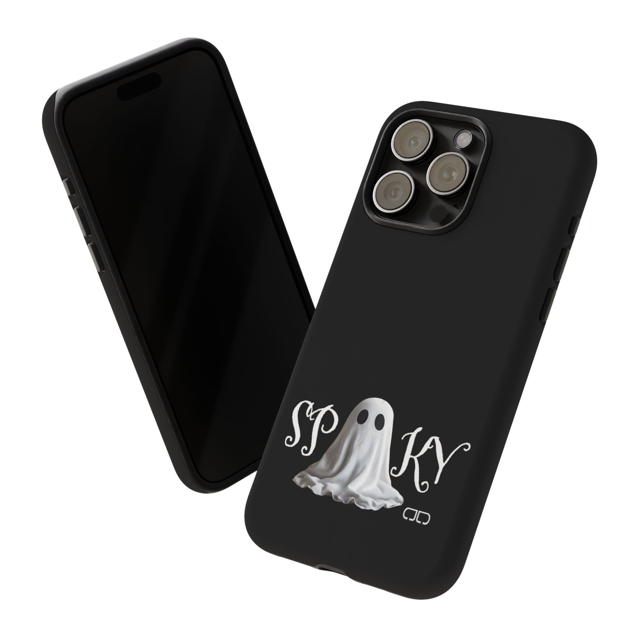 Spooky Ghost Phone Case, Halloween Accessories, Cute Phone Cover, Unique Gift for Ghost Lovers, Trendy Smartphone Decor