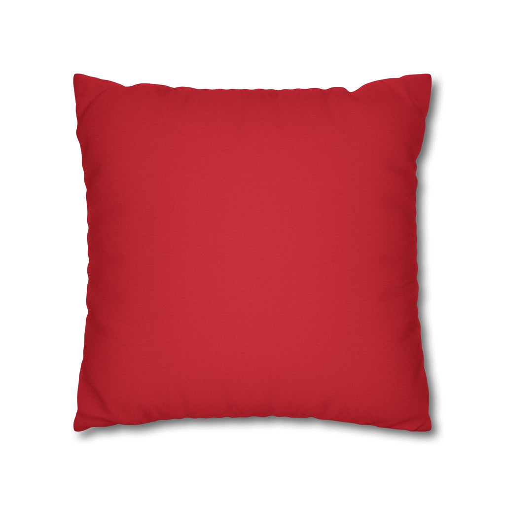 Bless Your Hearth Christmas Pillowcase — Holiday Fireplace Throw Pillow Cover