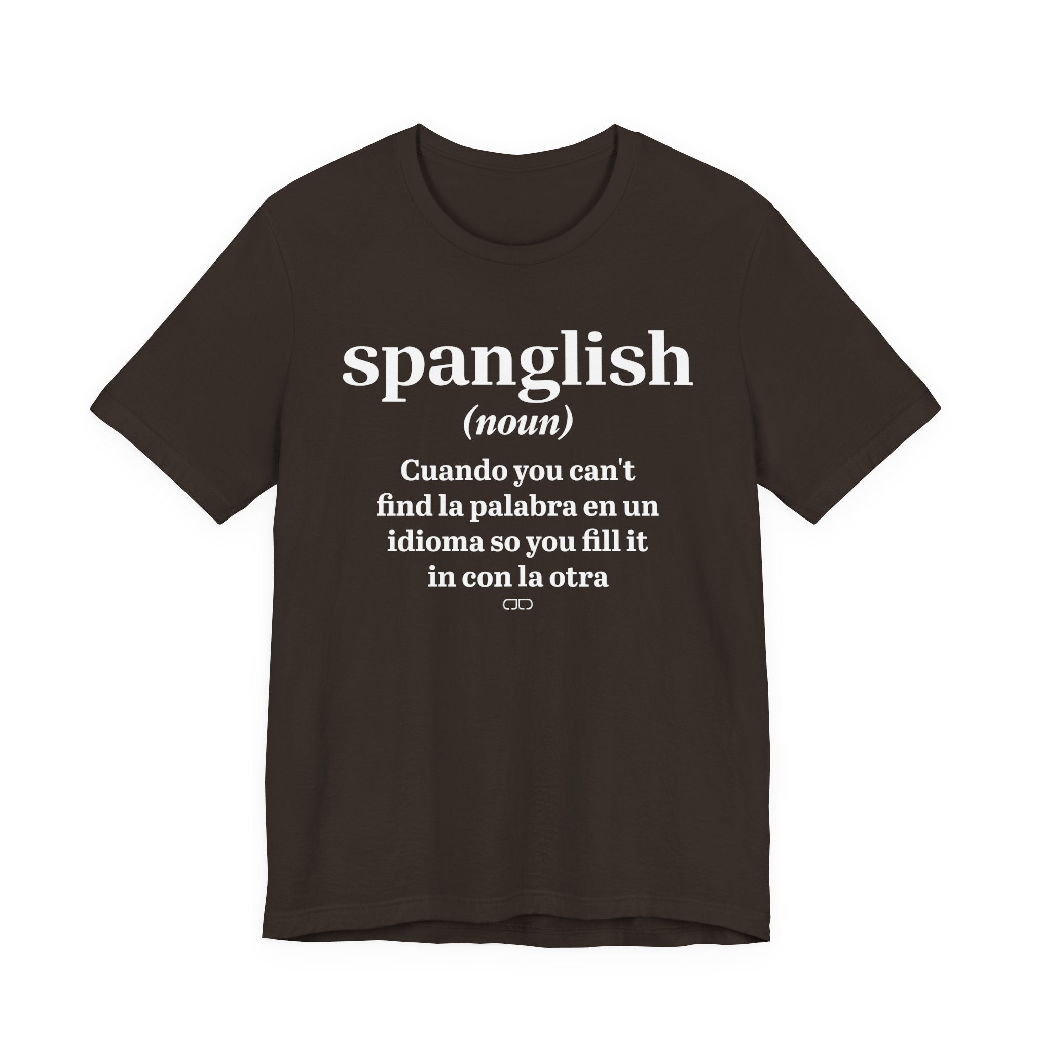 Spanglish Definition Tee, Bilingual T-Shirt, Unisex Language Shirt, Gift for Spanish Learners, Fun Casual Wear