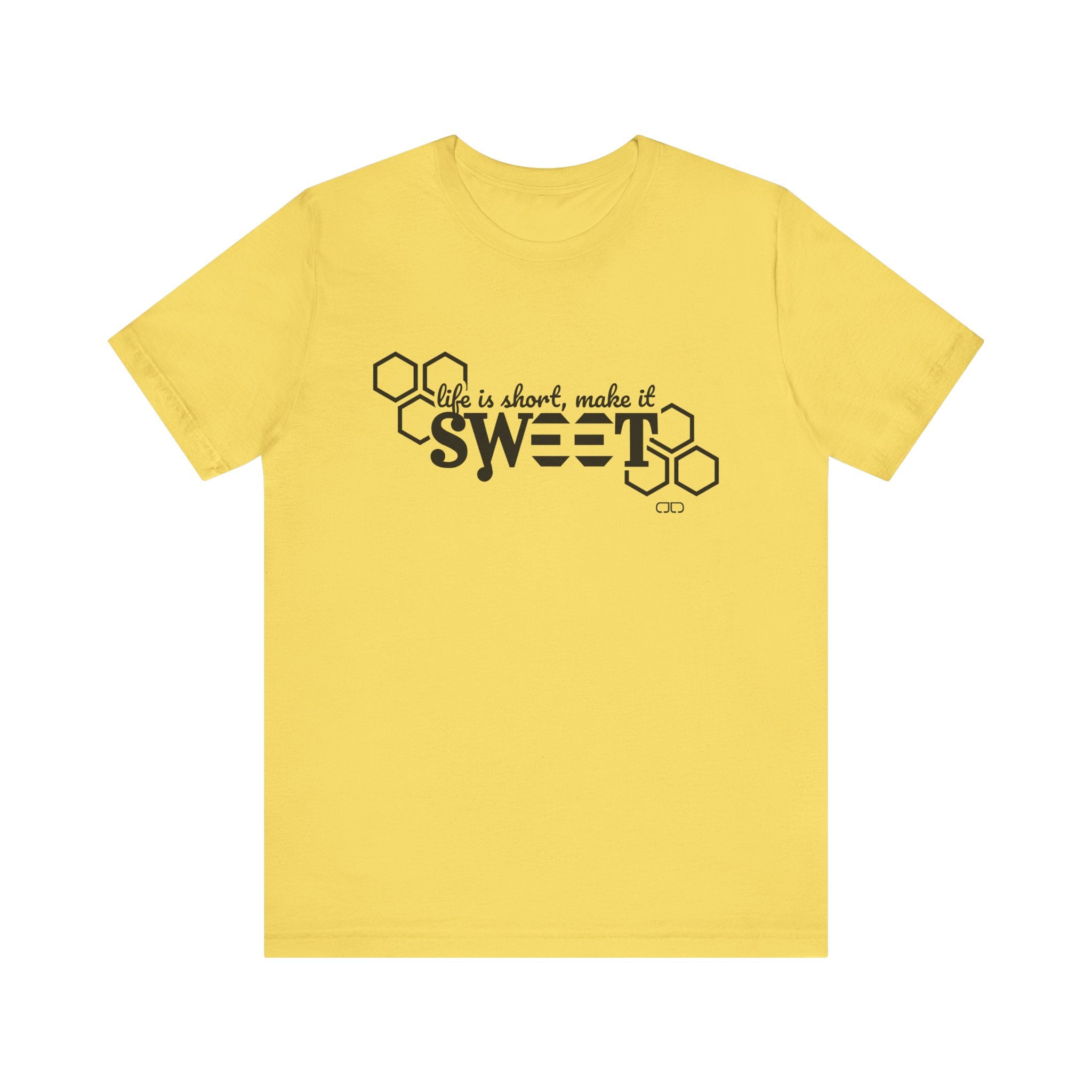 'Life is Short, Make it Sweet' Graphic, Casual T-Shirt, Gift for Friends, Birthday Tee, Summer Wear, Unisex Jersey Short Sleeve Tee [...]