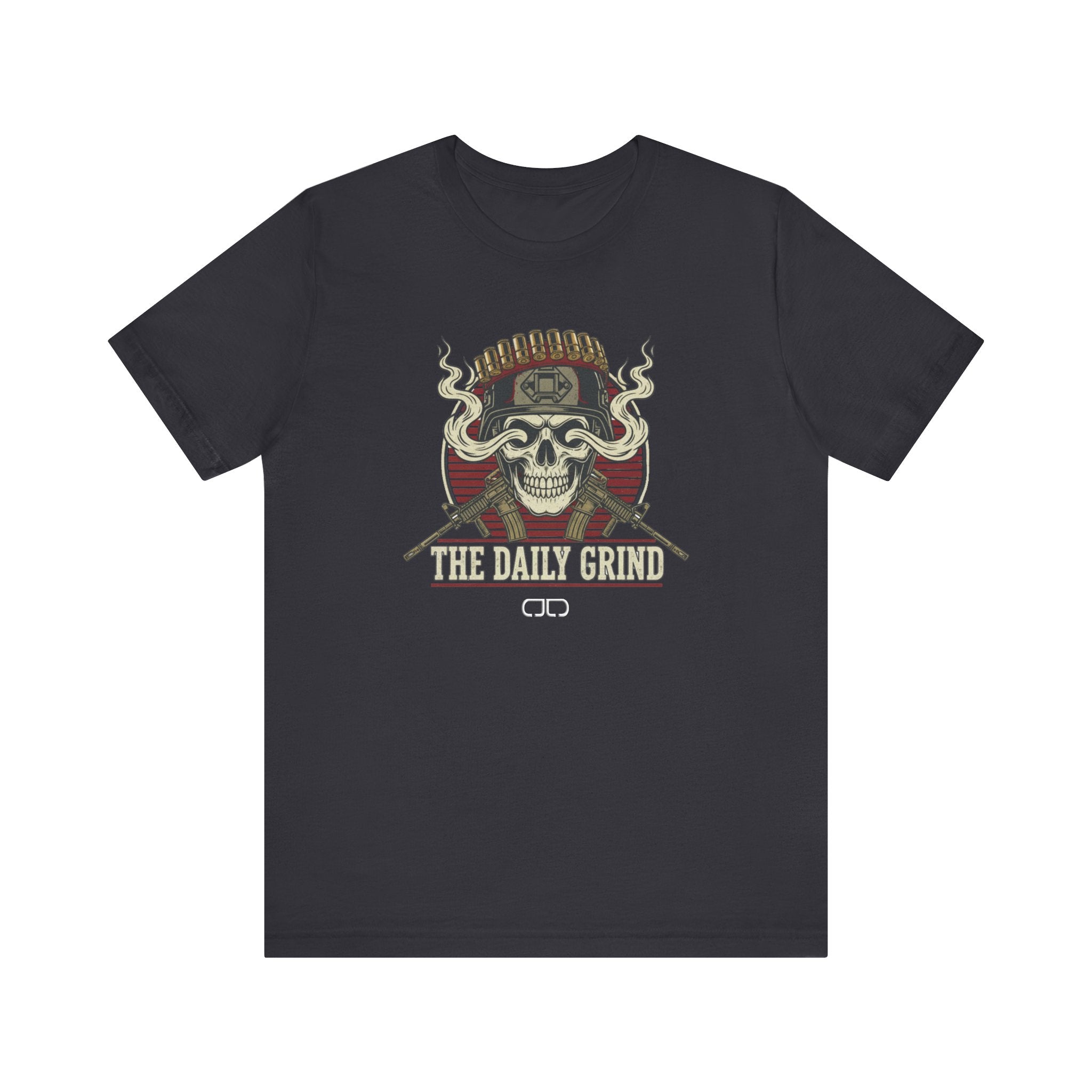 The Daily Grind Skull Tee — Vintage Rider Motorcycle T‑Shirt