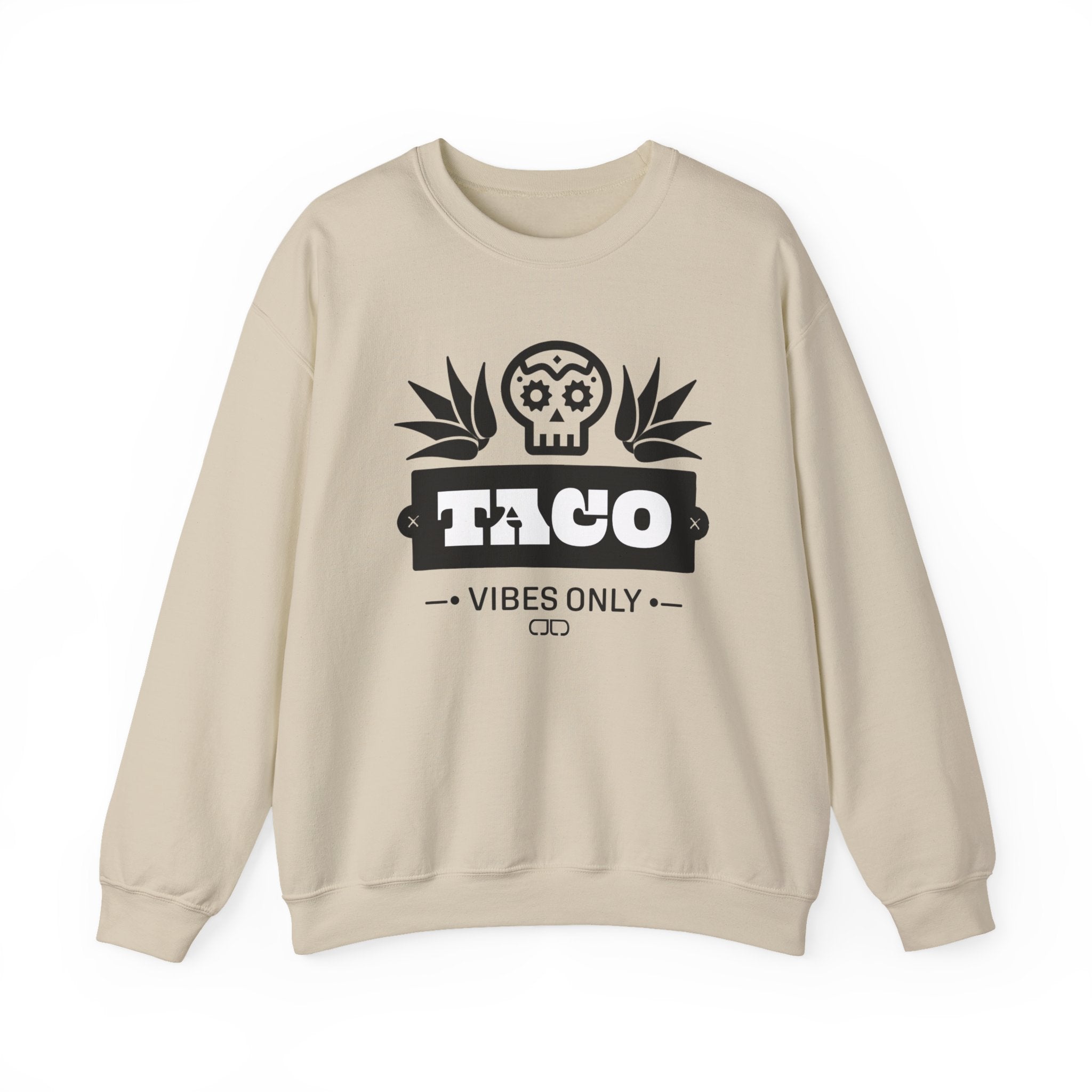 Taco Vibes Only Sweatshirt - Unisex Crewneck, Perfect for Taco Tuesday, Casual Wear, Gift for Foodies, Relaxed Style