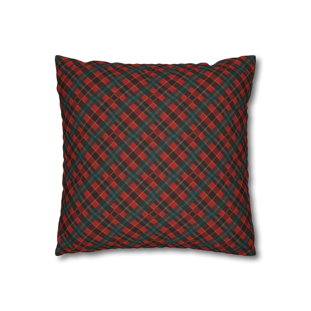 Christmas Reindeer Plaid Pillowcase