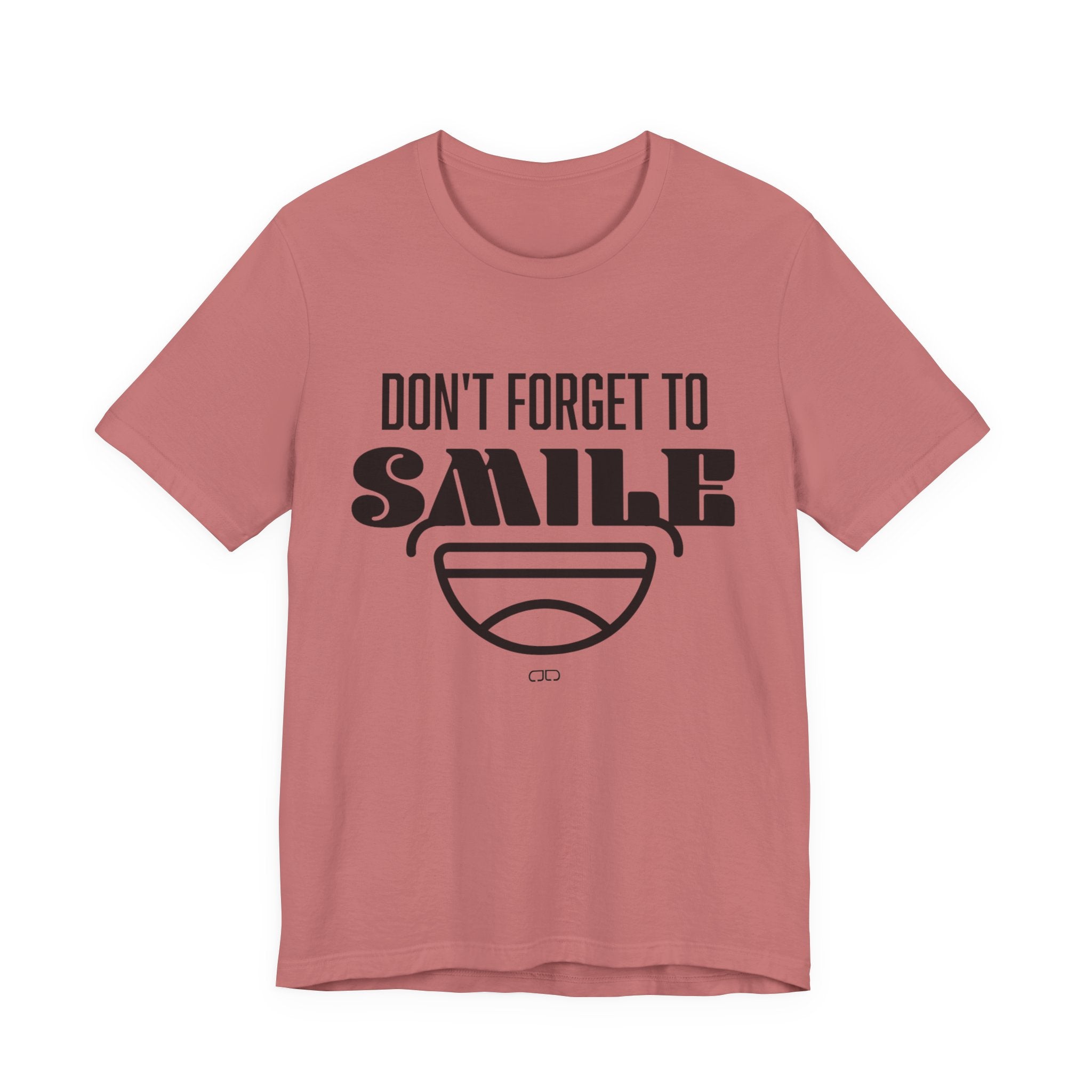 Don't Forget to Smile Tee, Motivational Shirt, Unisex Graphic Tee, Casual Wear, Gift for Friends, Positive Vibes