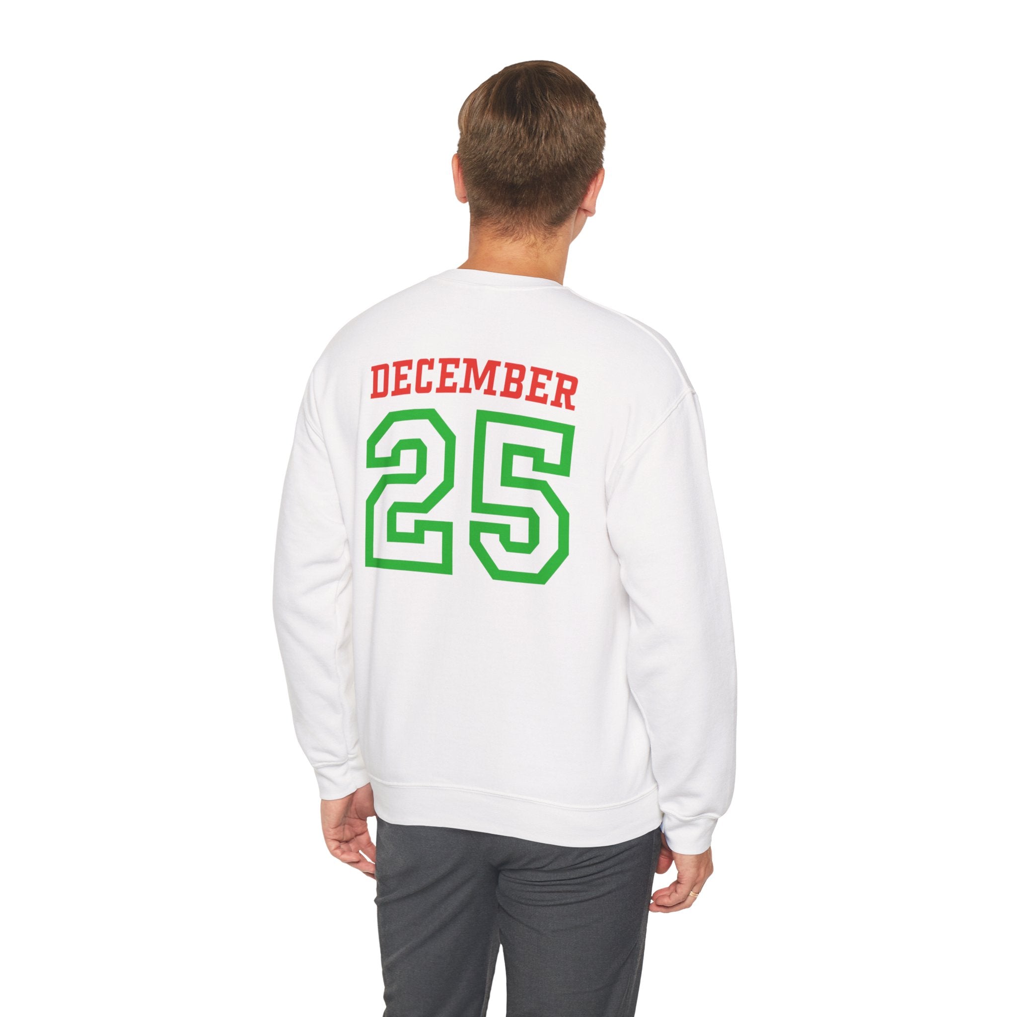 'December 25' Holiday Football Jersey Design